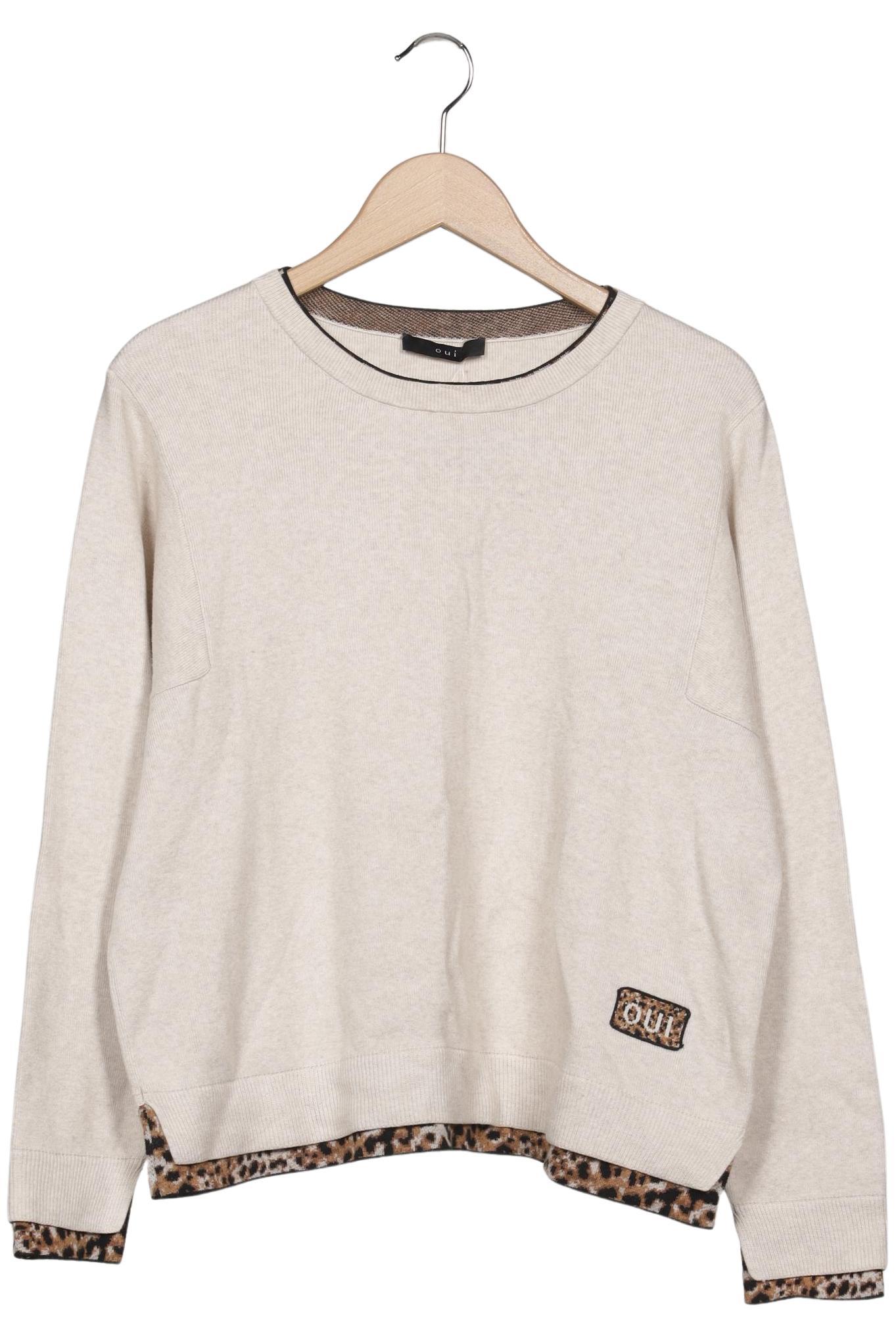 

Oui Damen Pullover, beige, Gr. 40