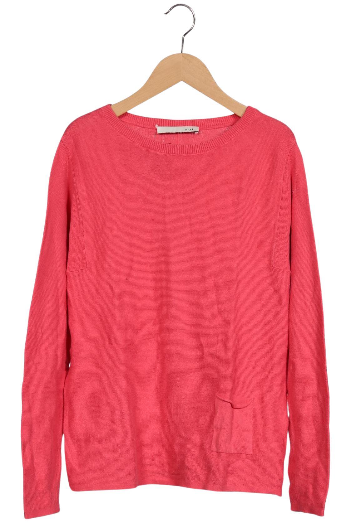

Oui Damen Pullover, pink, Gr. 34