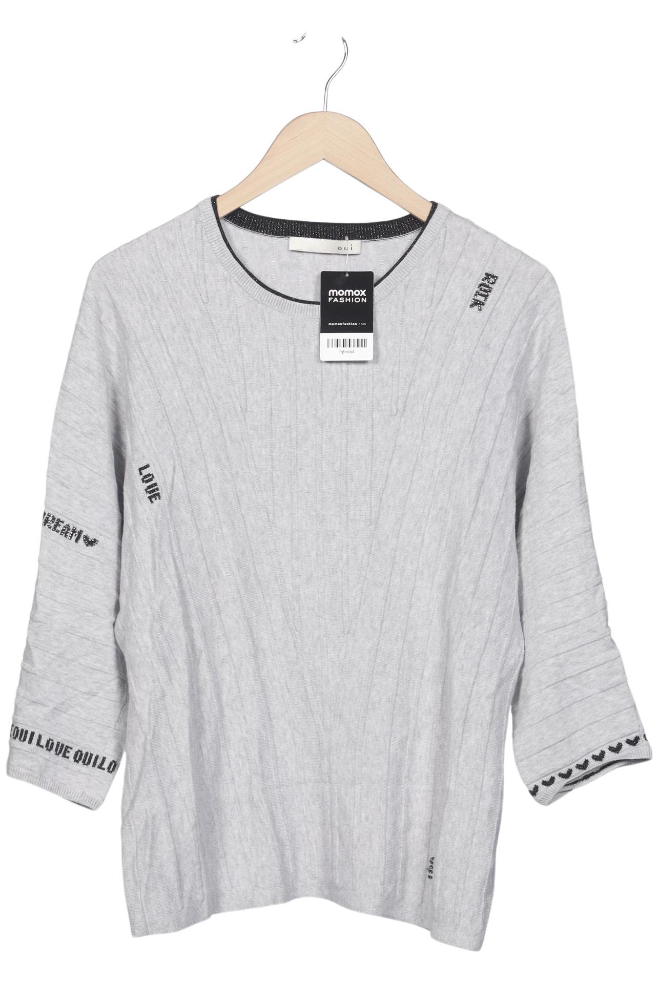 

Oui Damen Pullover, grau, Gr. 38