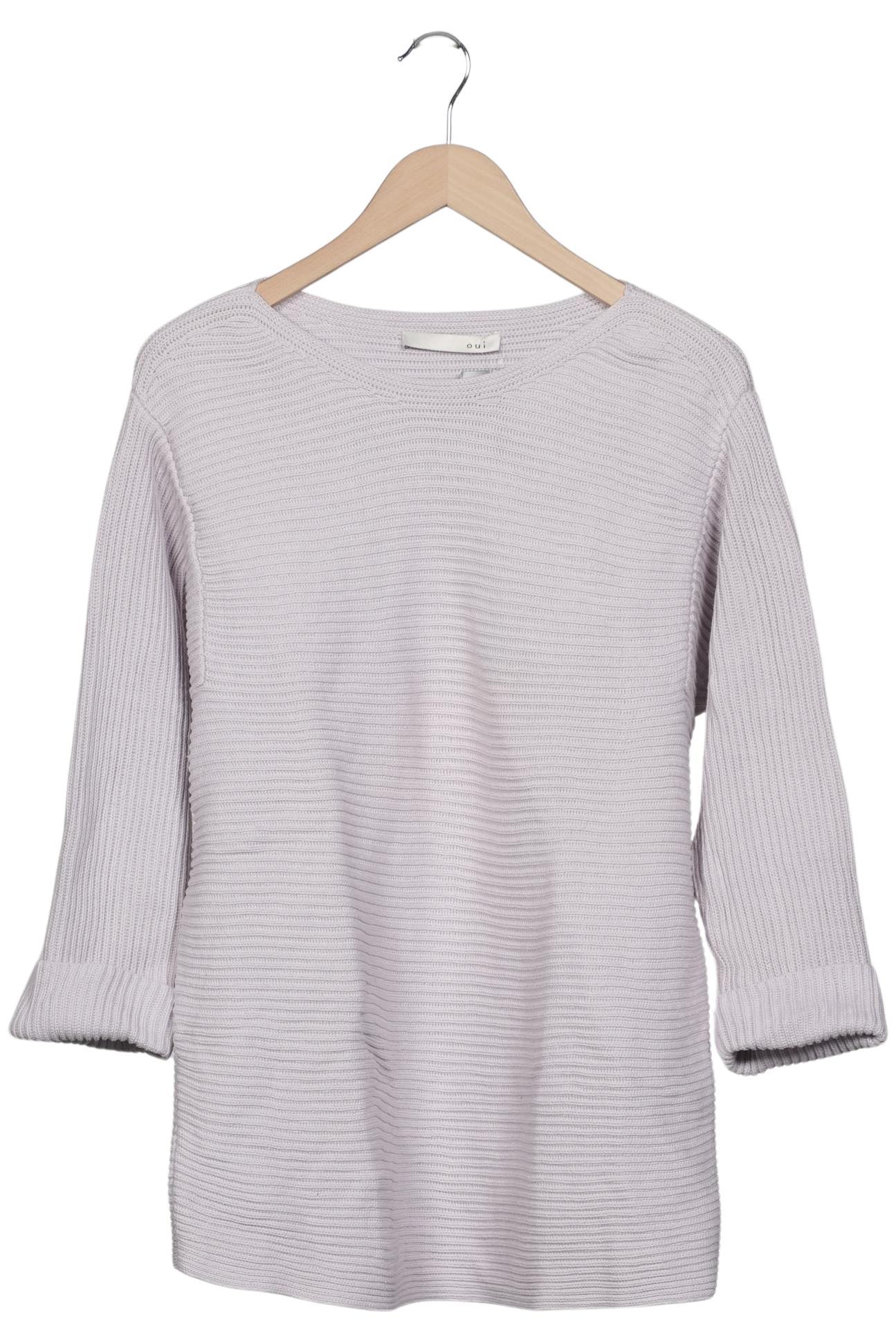 

Oui Damen Pullover, grau, Gr. 42