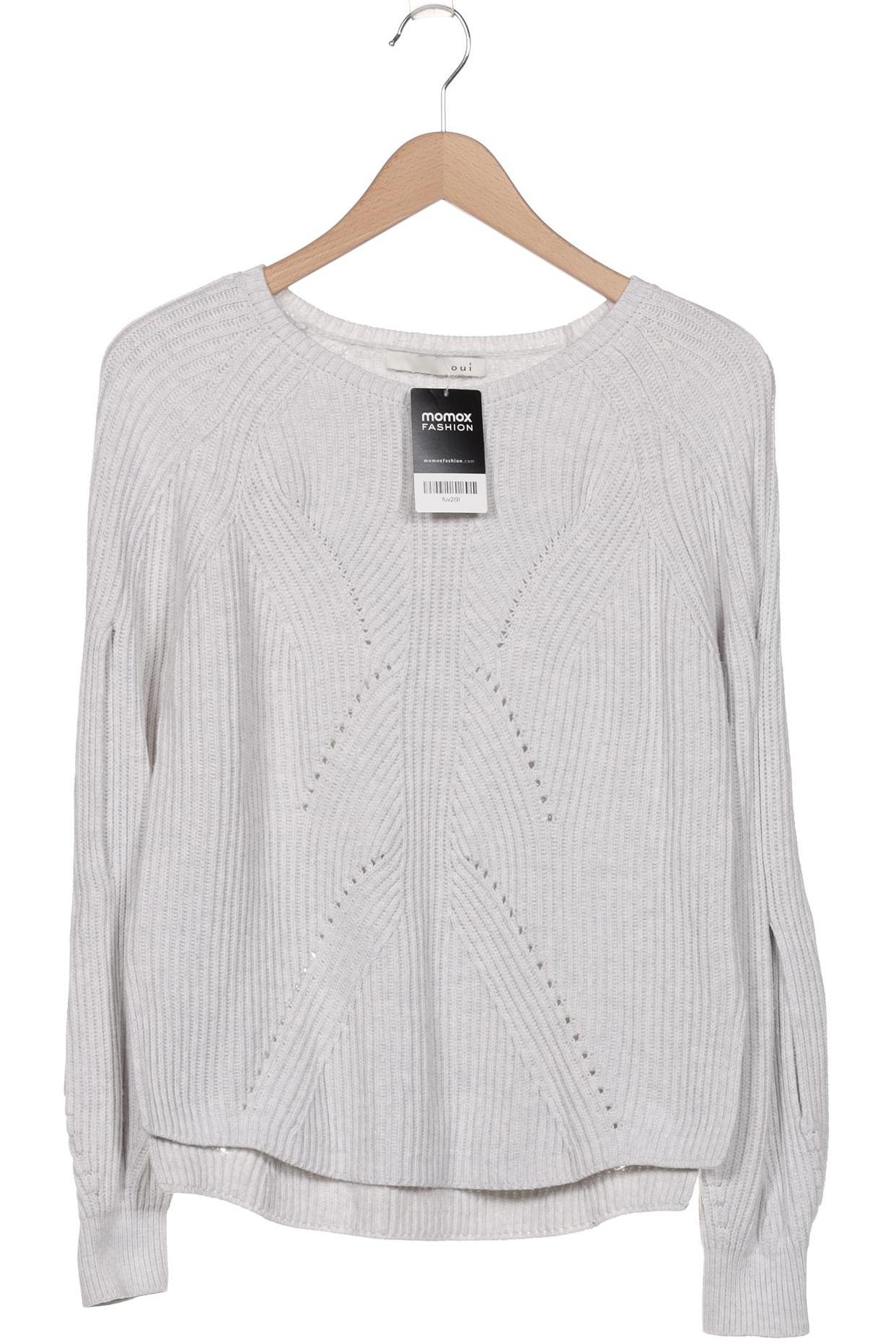 

Oui Damen Pullover, grau, Gr. 36