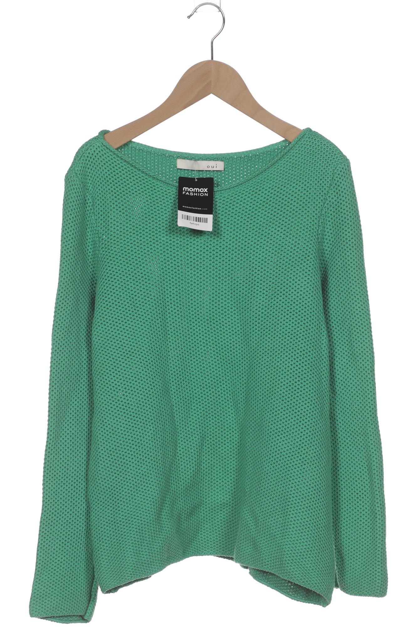 

Oui Damen Pullover, grün, Gr. 42
