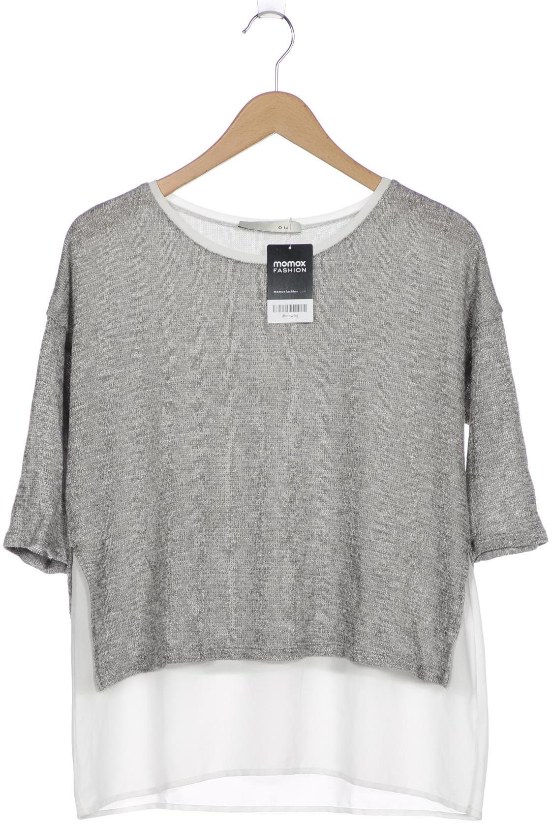 

Oui Damen Pullover, grau, Gr. 38