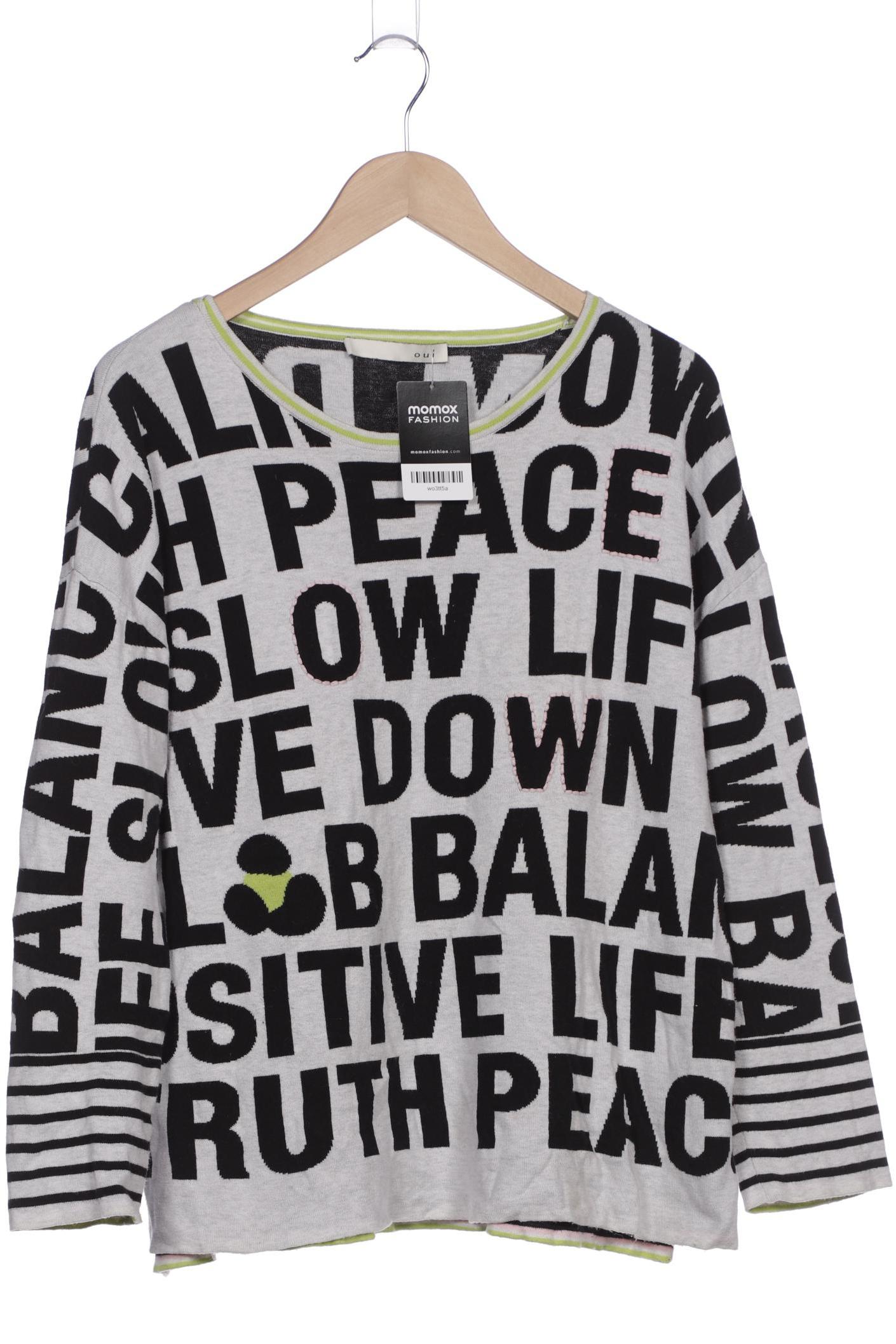 

Oui Damen Pullover, grau, Gr. 44