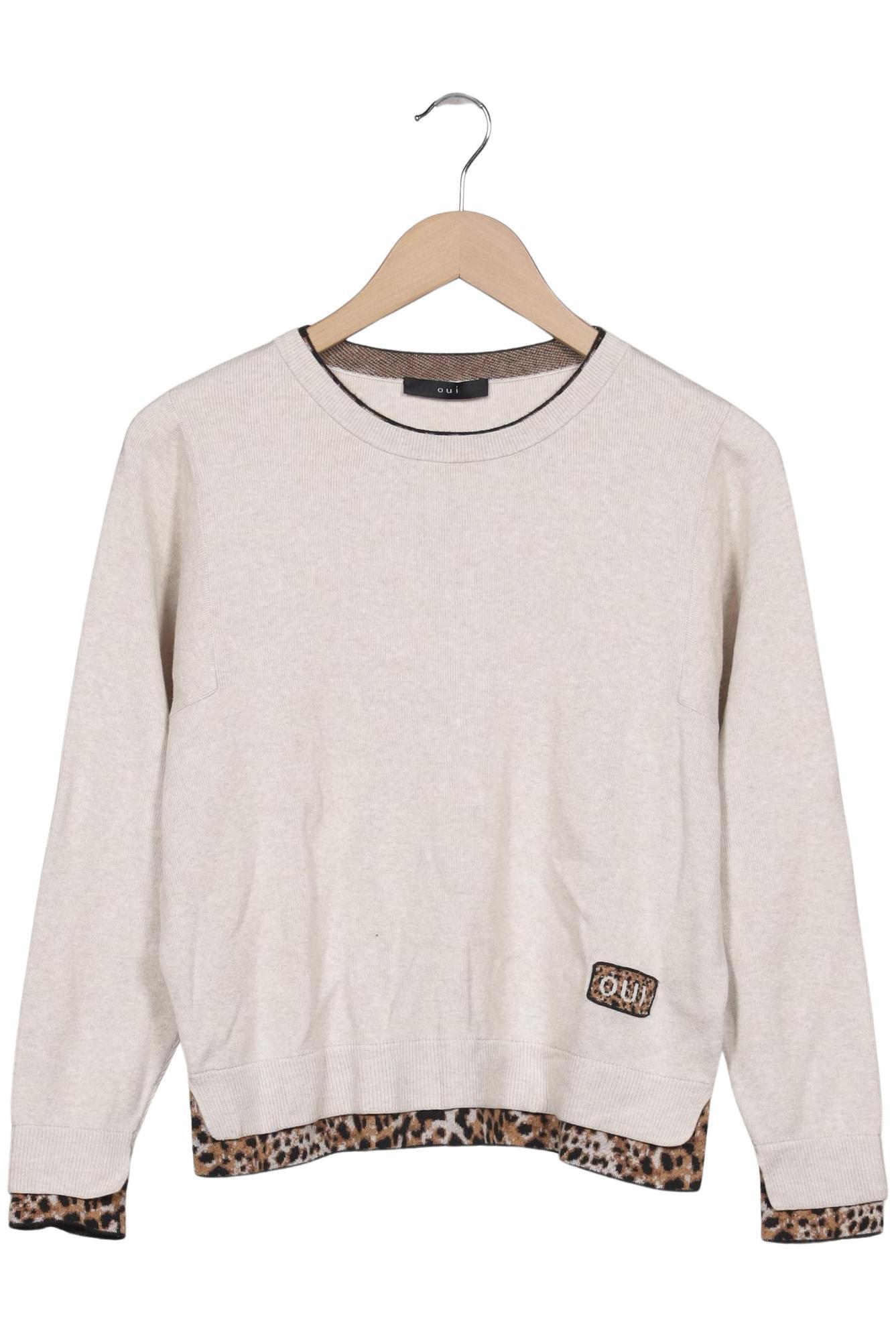 

Oui Damen Pullover, beige, Gr. 34