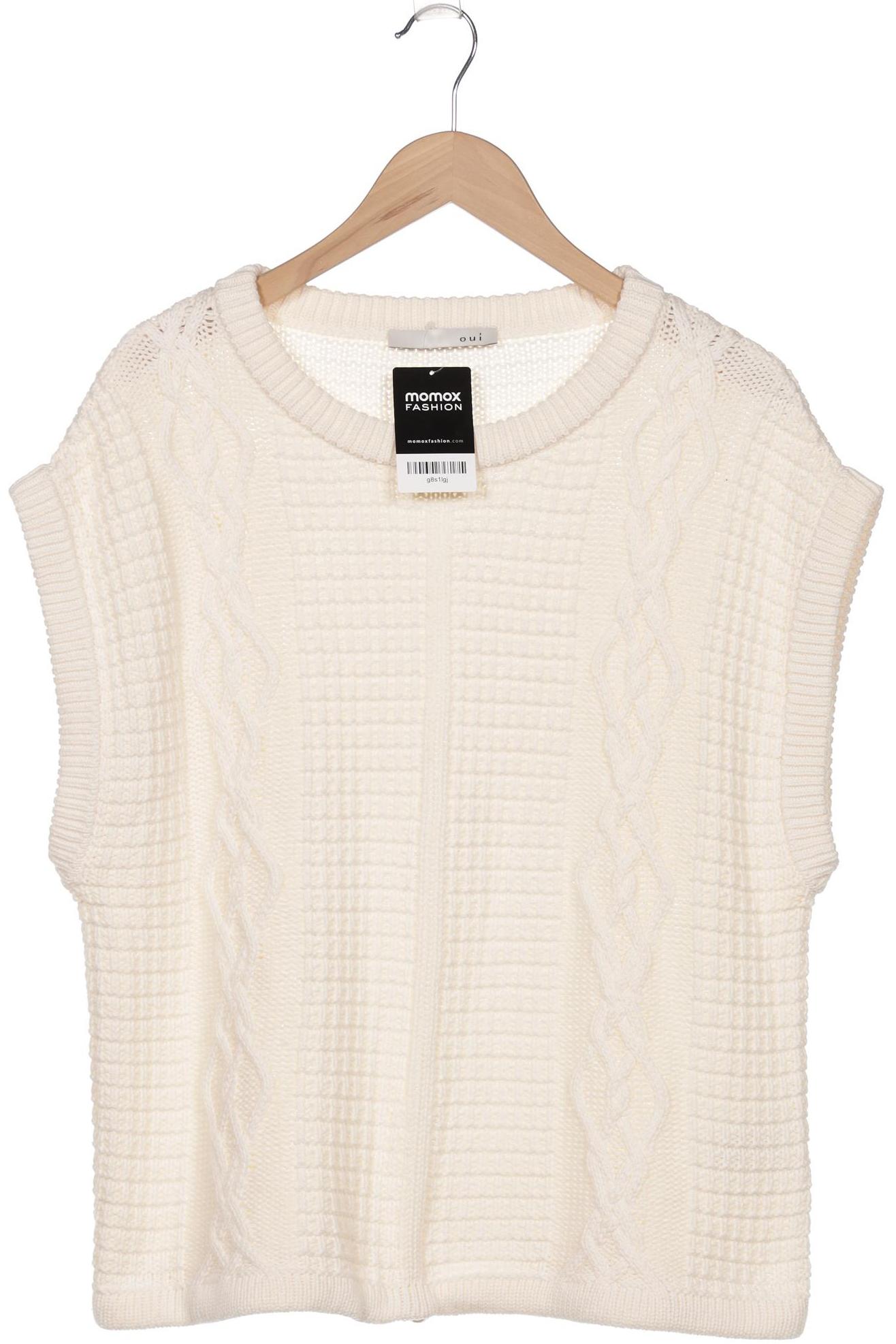 

Oui Damen Pullover, cremeweiß, Gr. 40