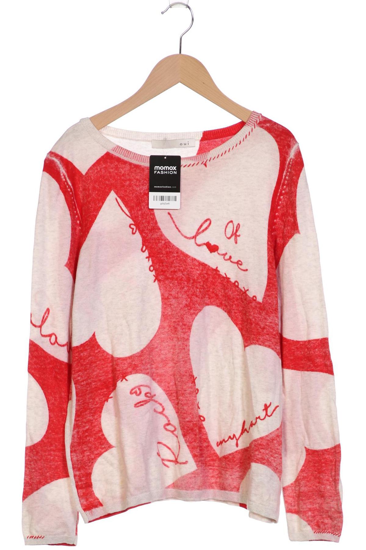 

Oui Damen Pullover, rot, Gr. 38