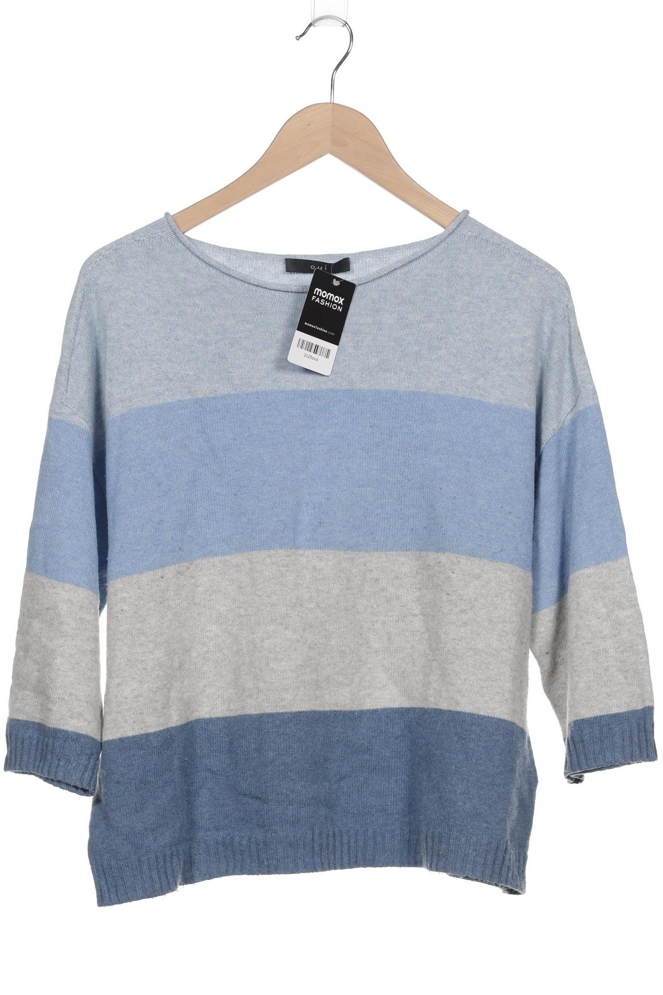 

Oui Damen Pullover, blau, Gr. 38