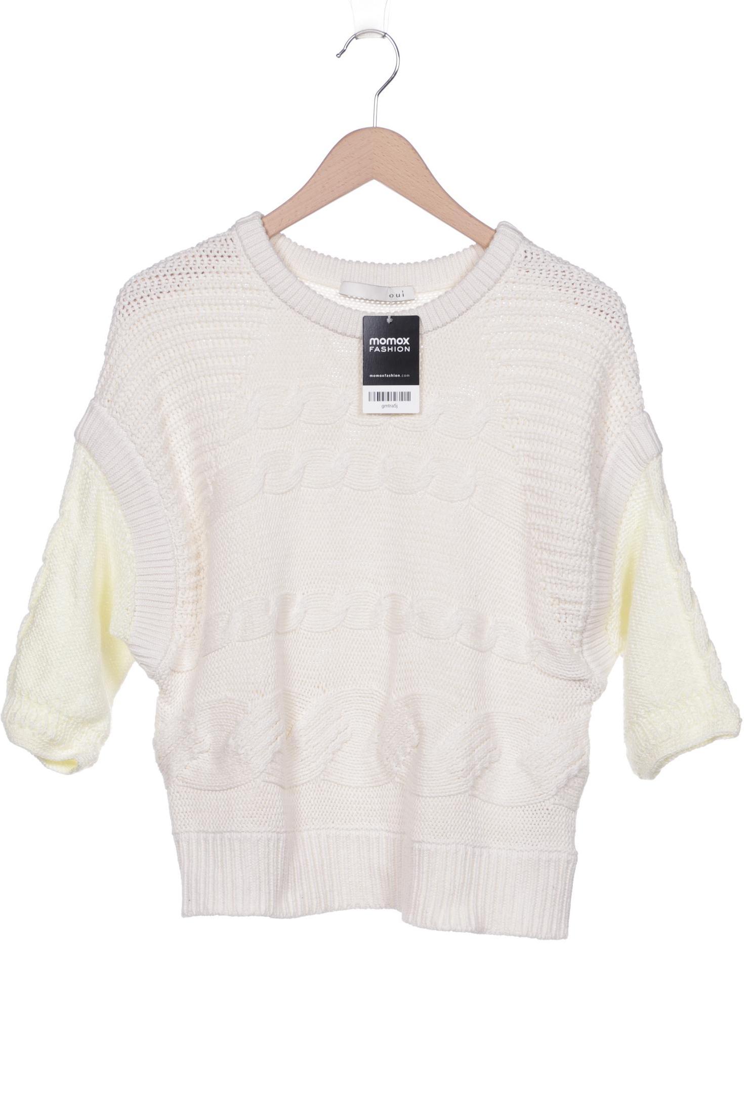 

Oui Damen Pullover, weiß