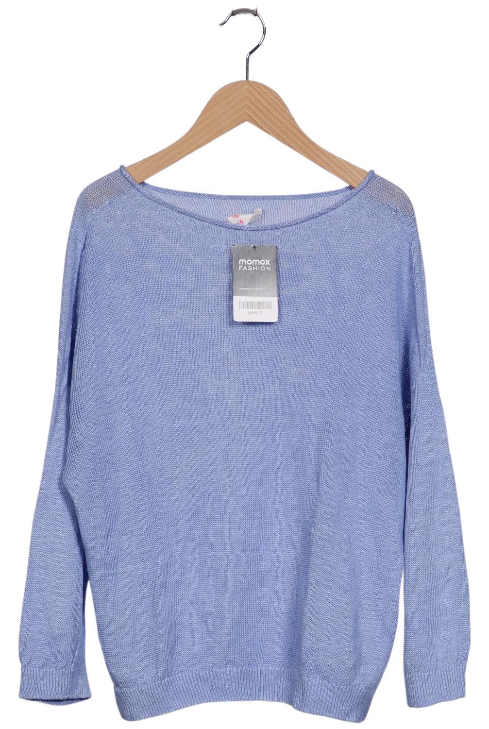 

Oui Damen Pullover, blau, Gr. 36