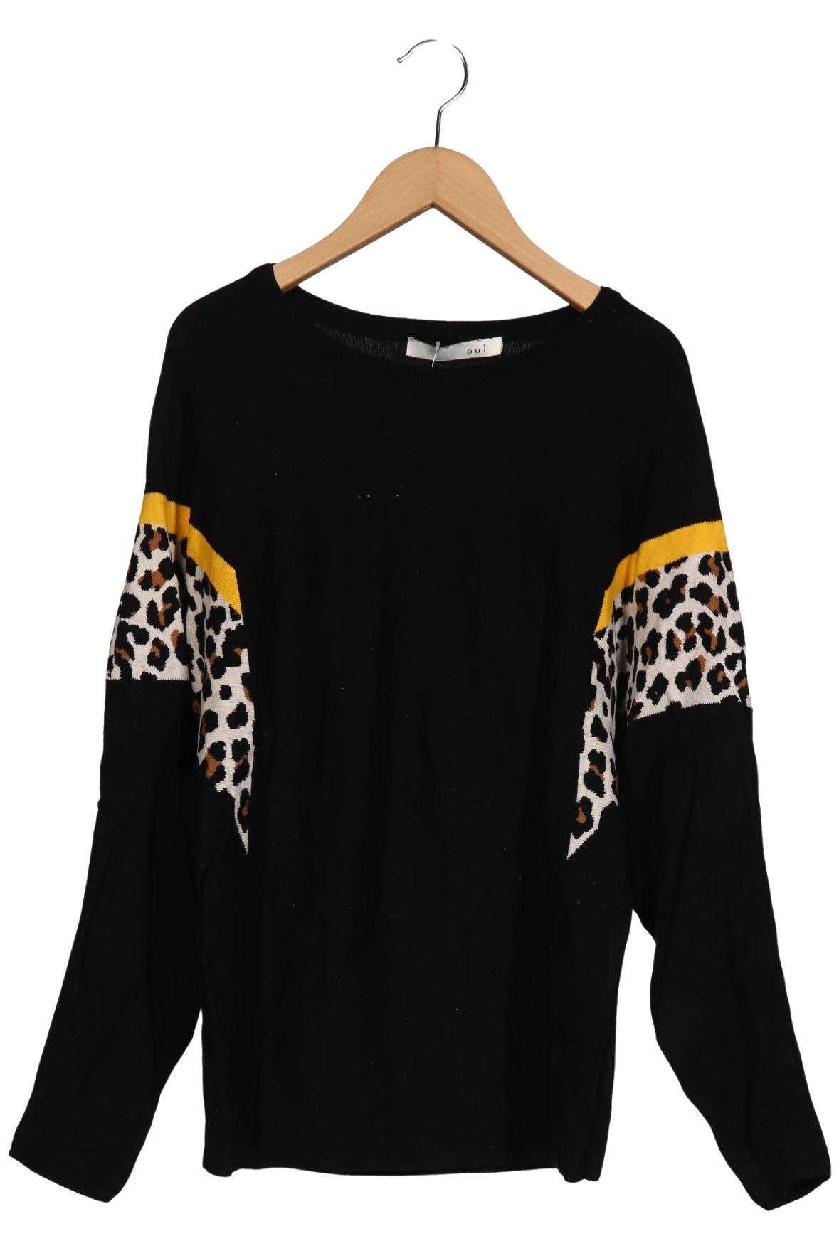 

Oui Damen Pullover, schwarz, Gr. 38