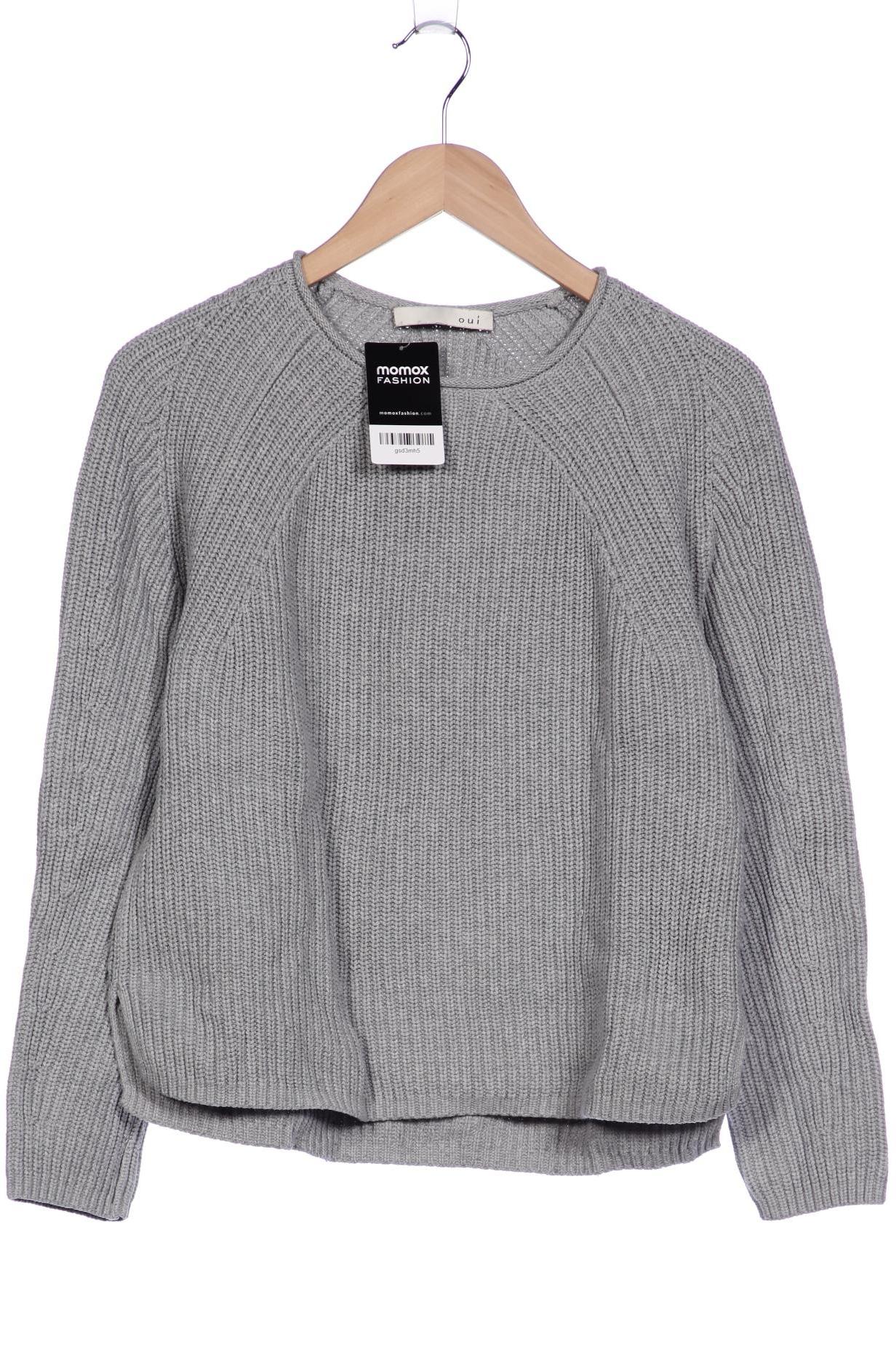 

Oui Damen Pullover, grau, Gr. 36