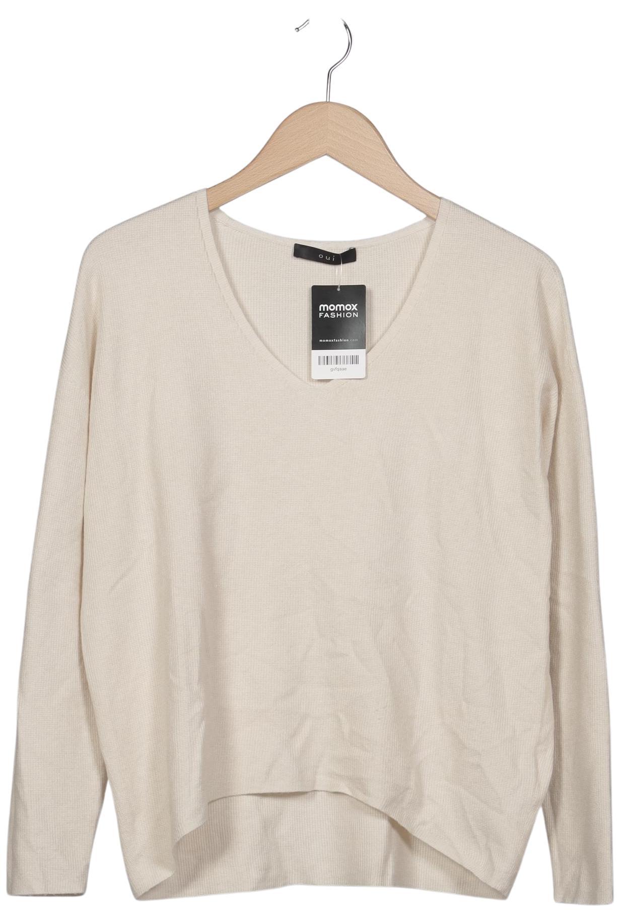 

Oui Damen Pullover, beige, Gr. 36