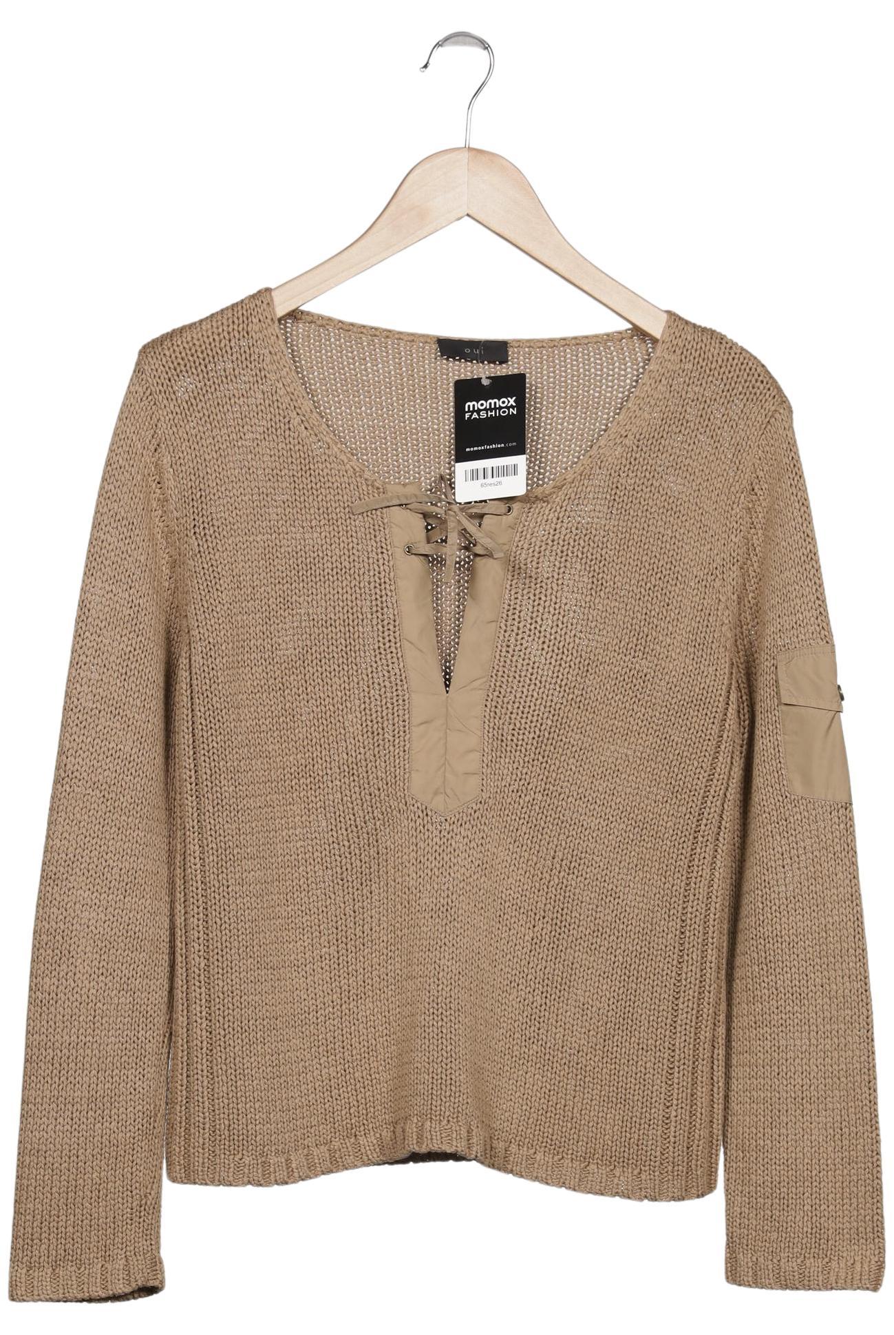 

Oui Damen Pullover, beige, Gr. 40