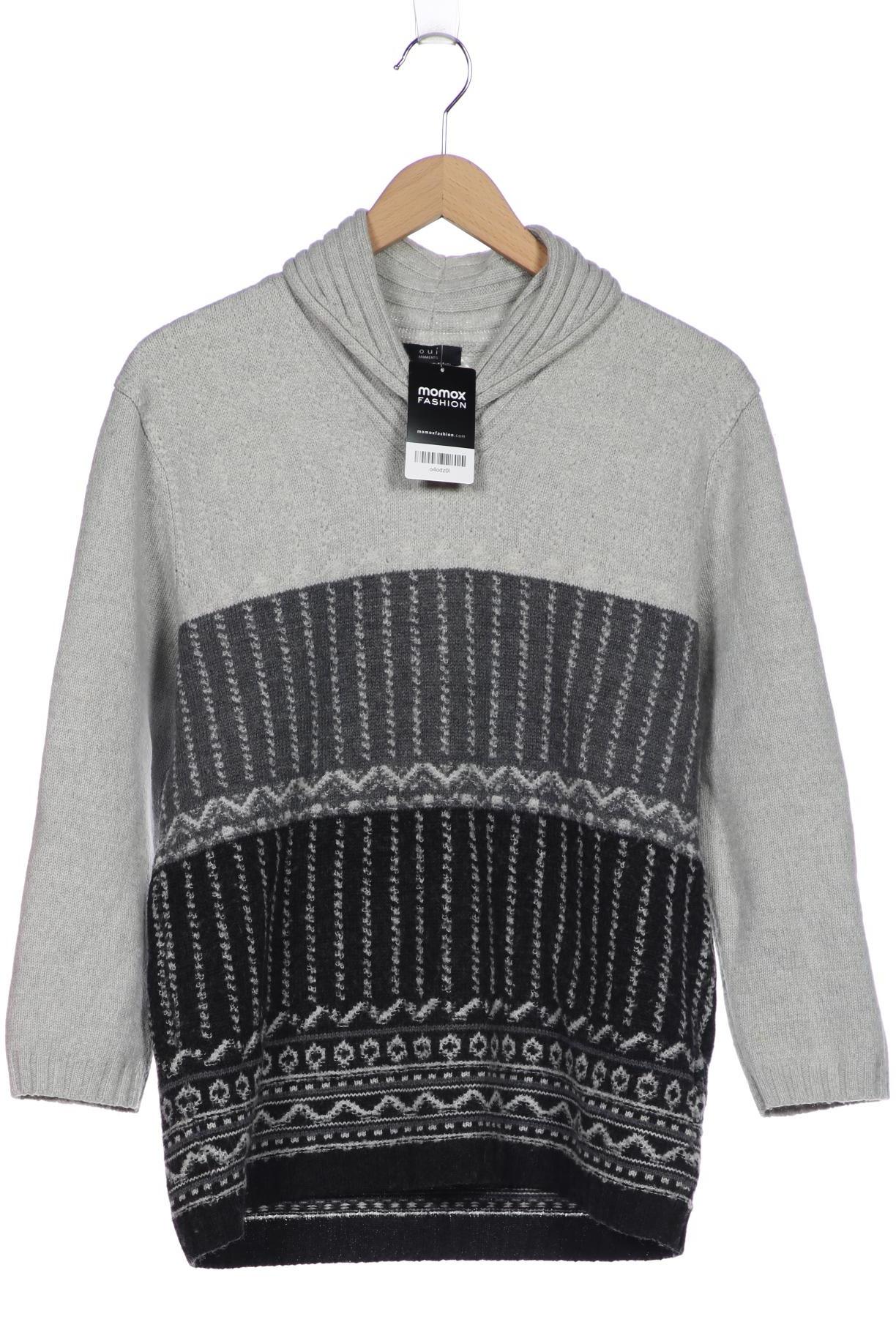 

Oui Damen Pullover, grau