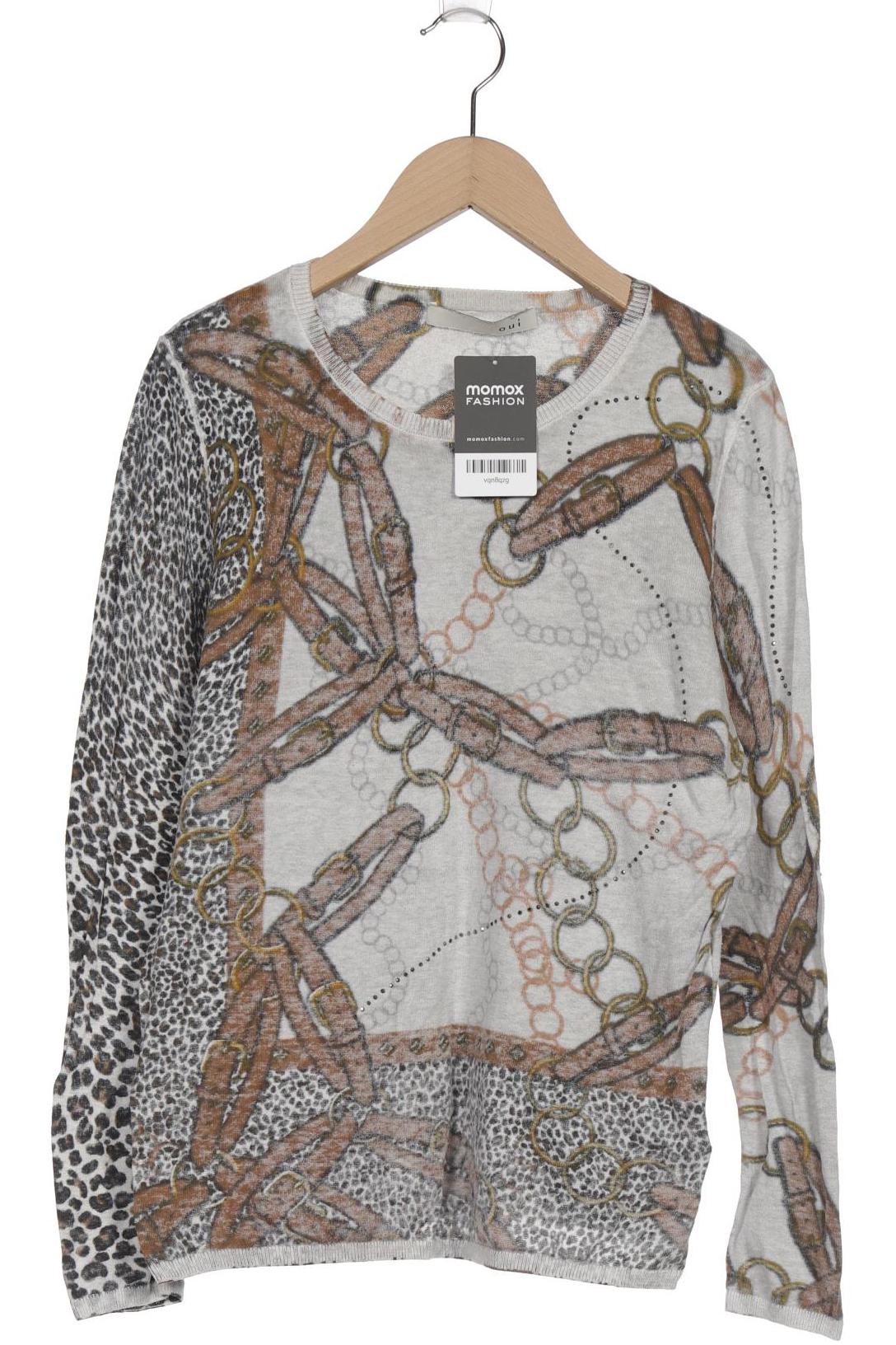 

Oui Damen Pullover, grau