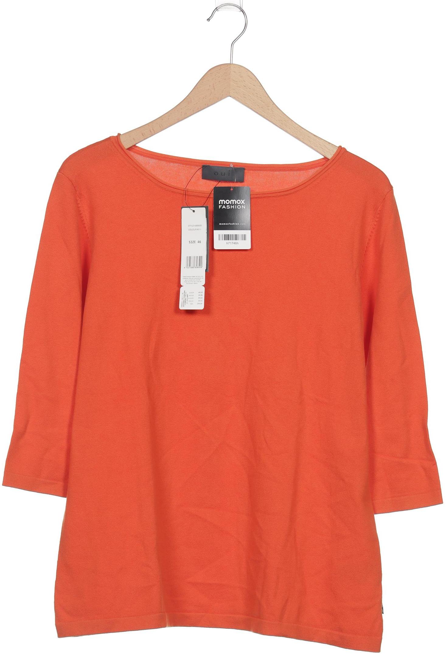 

Oui Damen Pullover, orange, Gr. 46