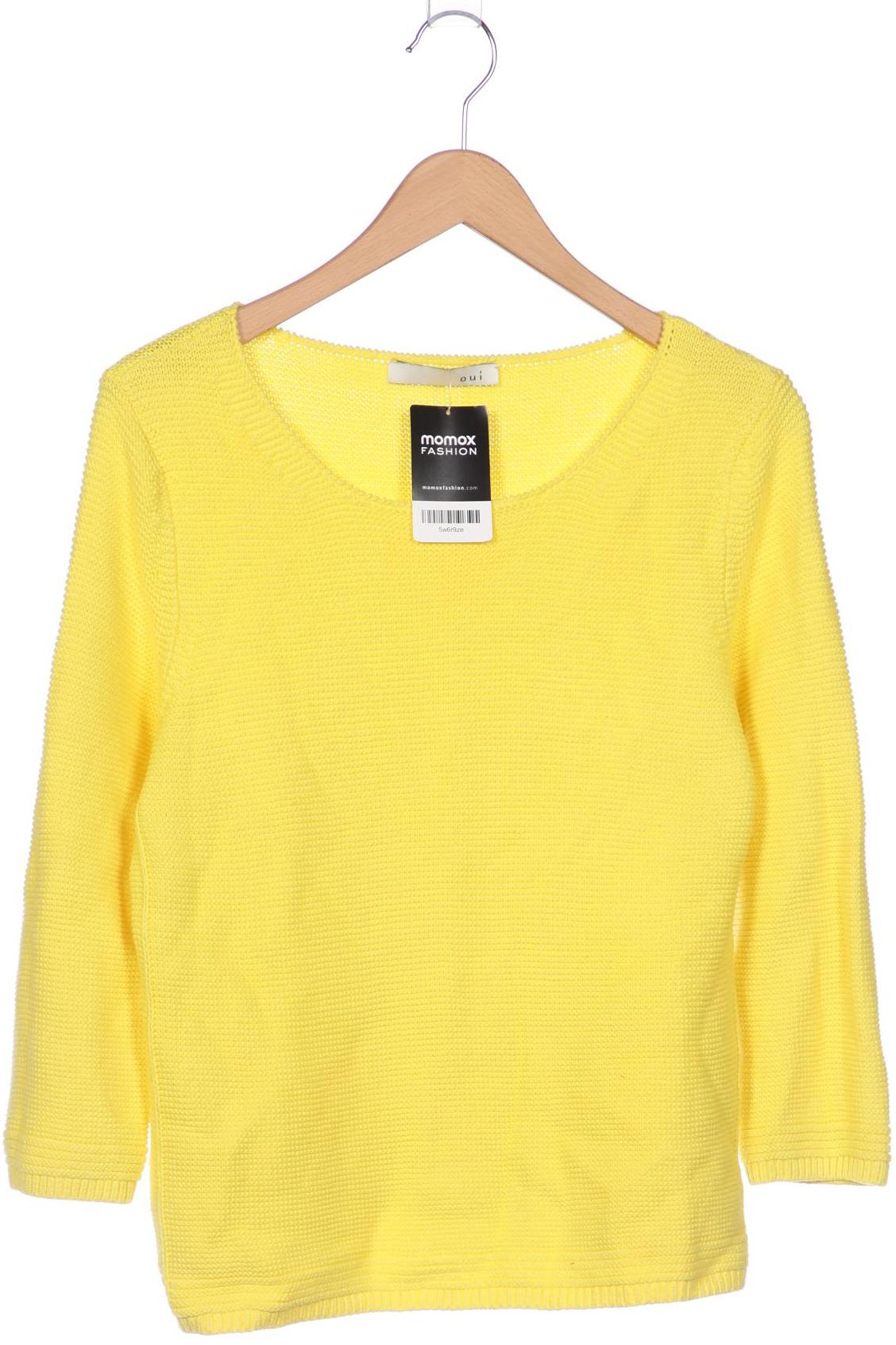

Oui Damen Pullover, gelb, Gr. 40