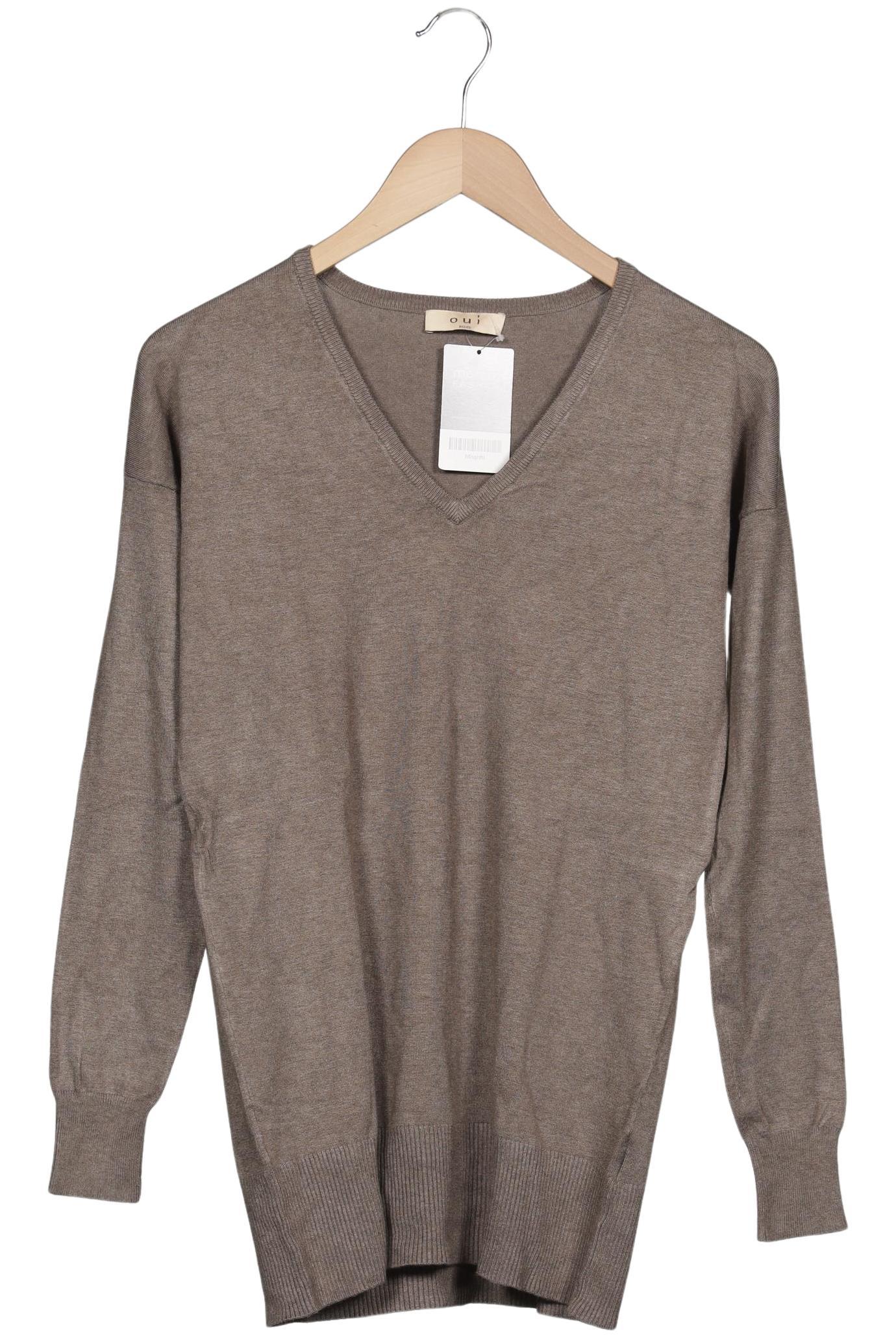 

Oui Damen Pullover, braun, Gr. 42