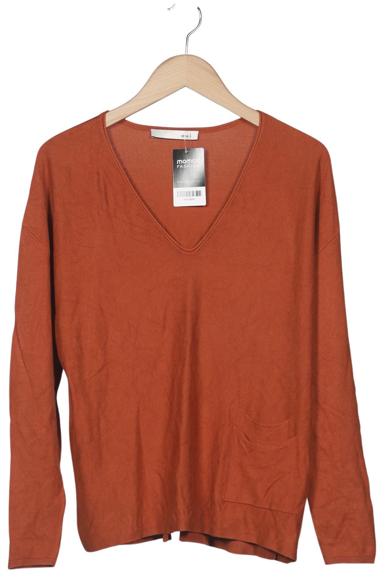 

Oui Damen Pullover, orange, Gr. 42