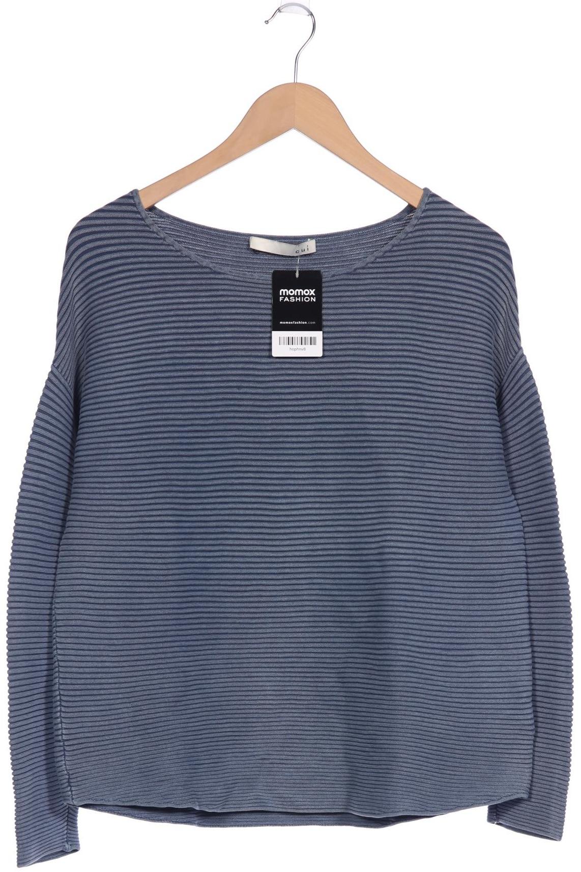 

Oui Damen Pullover, blau