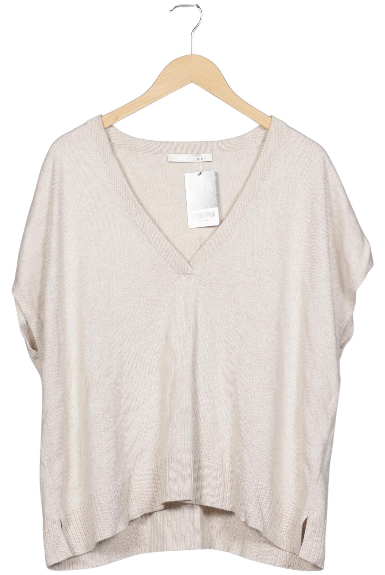 

Oui Damen Pullover, beige, Gr. 42