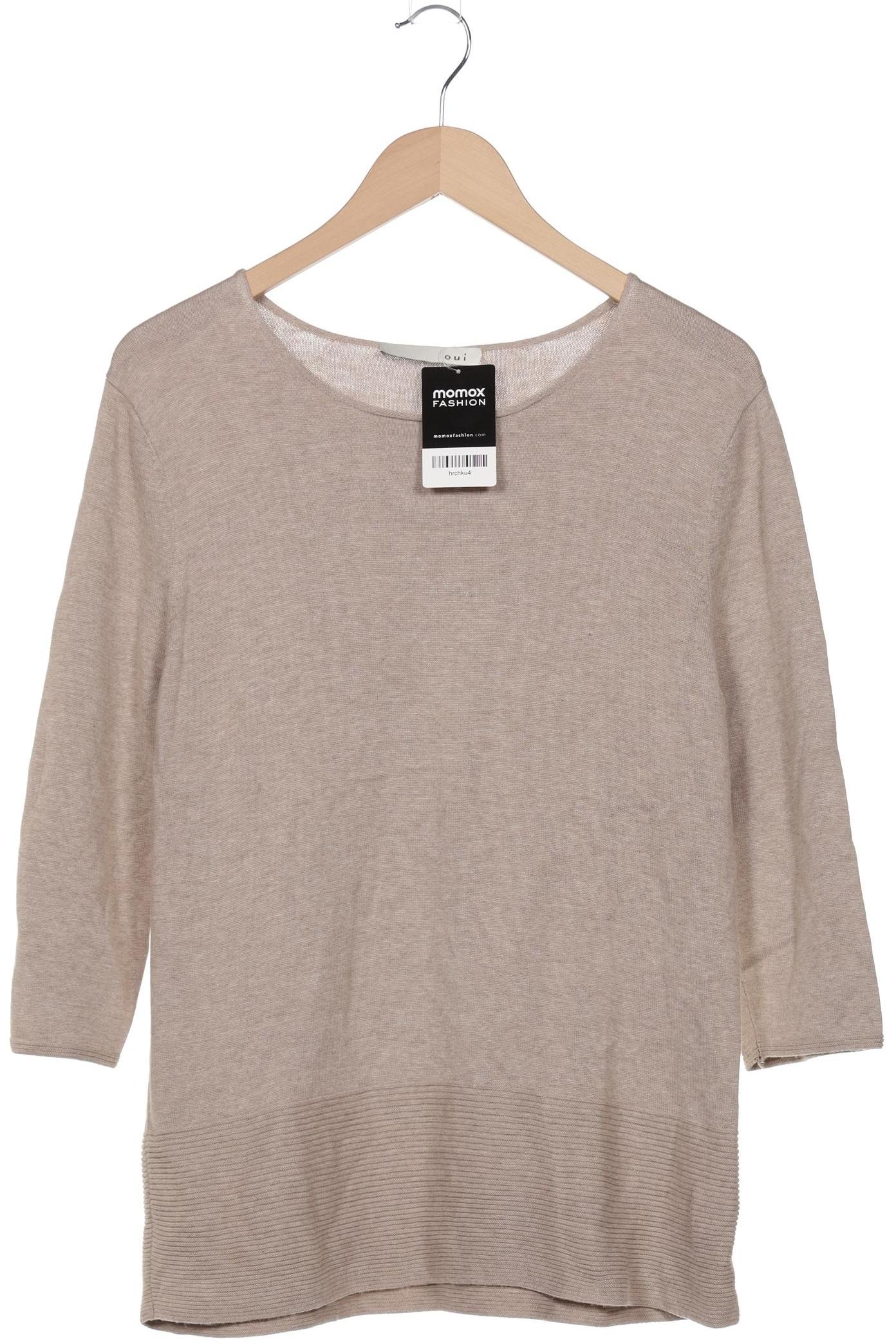 

Oui Damen Pullover, beige, Gr. 44