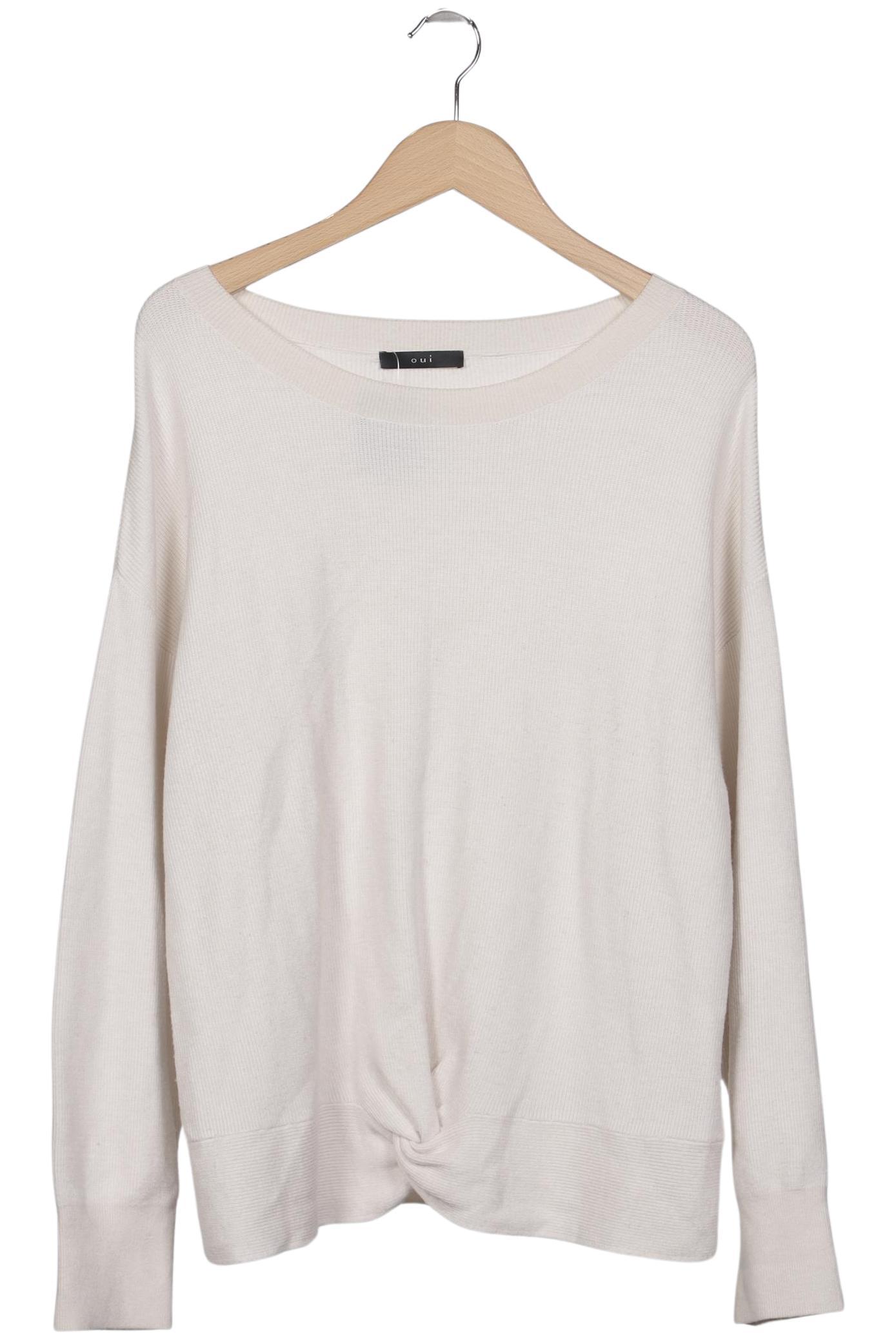 

Oui Damen Pullover, cremeweiß, Gr. 42