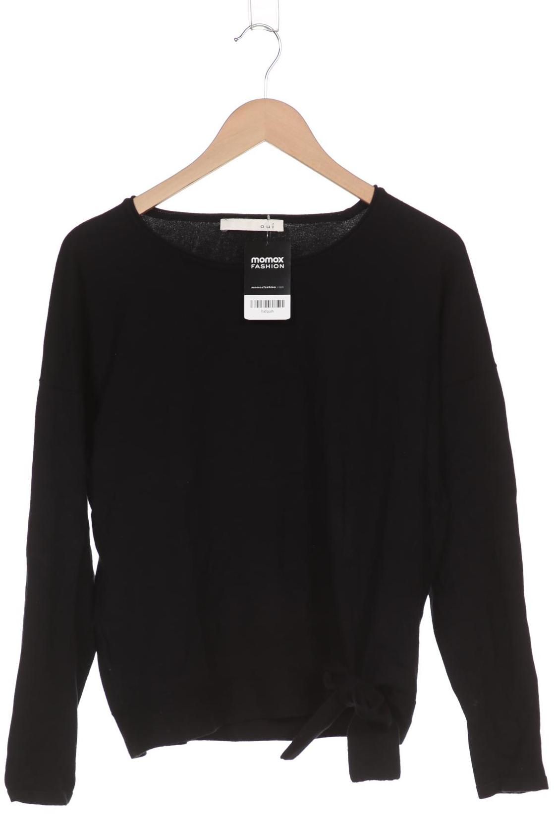 

Oui Damen Pullover, schwarz