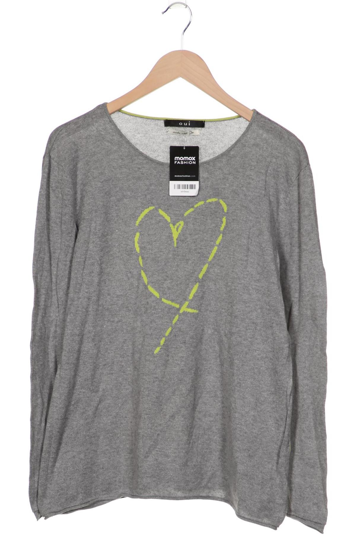 

Oui Damen Pullover, grau, Gr. 46