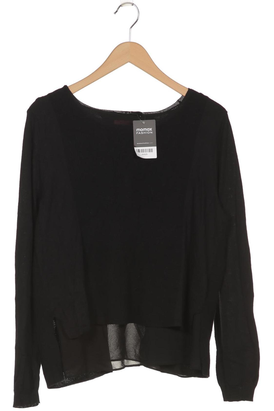 

Oui Damen Pullover, schwarz