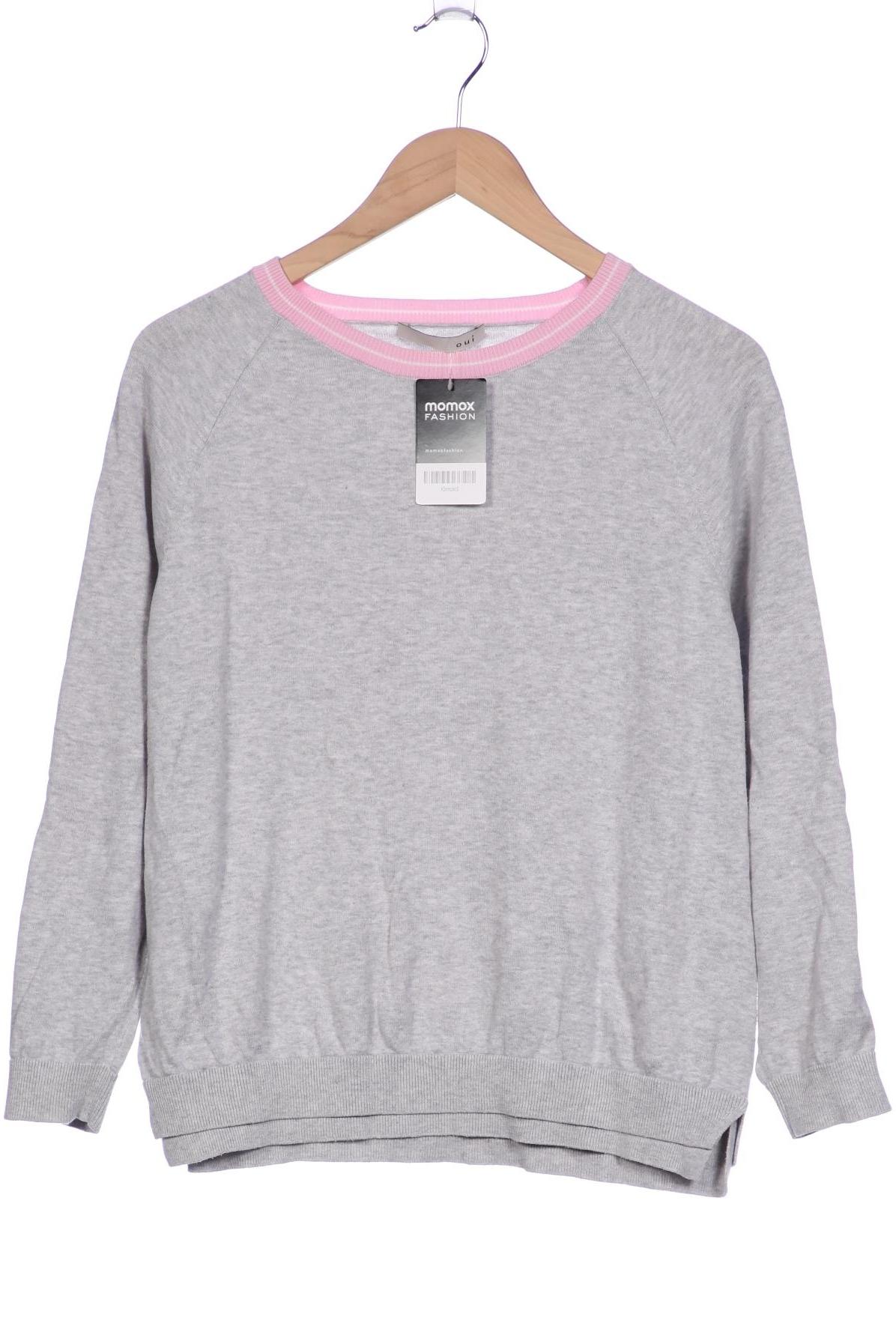

Oui Damen Pullover, grau, Gr. 42