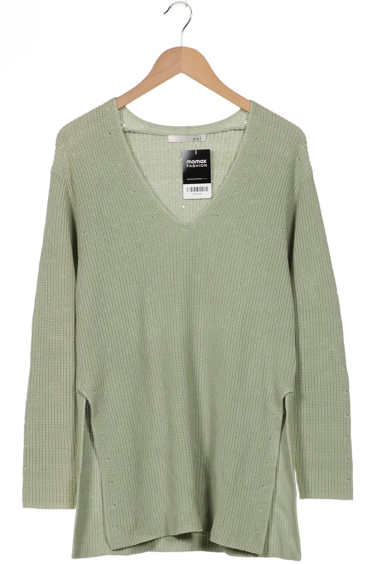 

Oui Damen Pullover, grün, Gr. 36