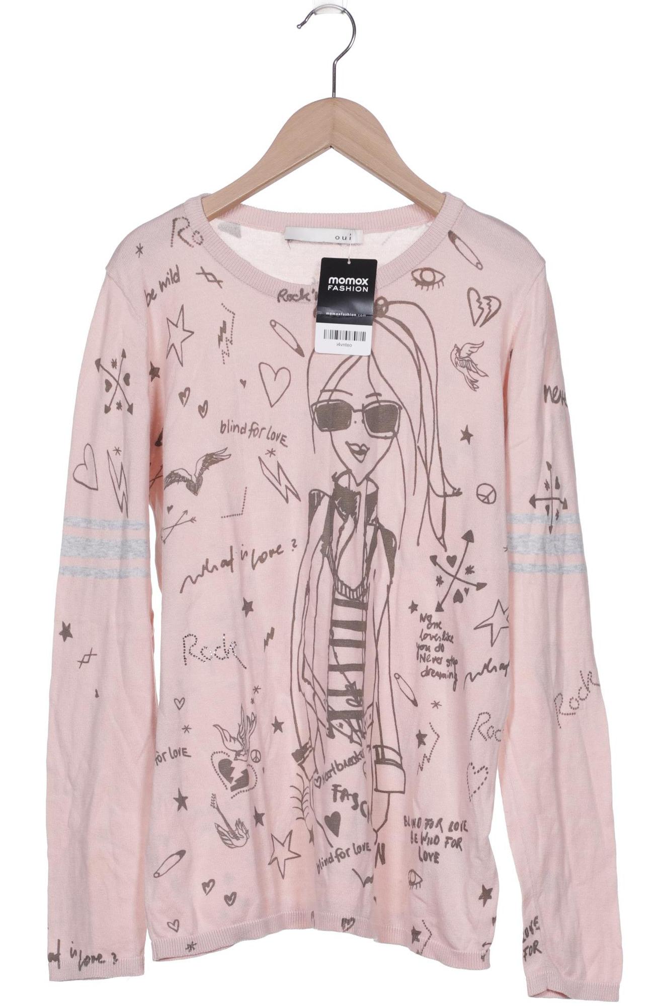 

Oui Damen Pullover, pink