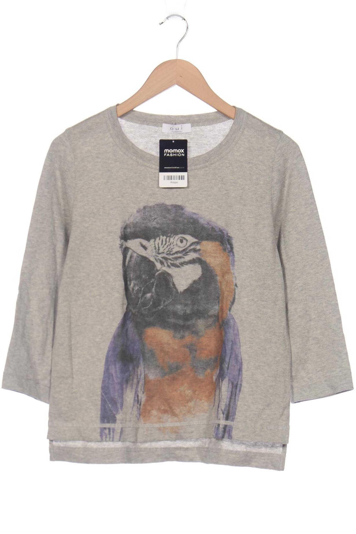 

Oui Damen Pullover, grau, Gr. 36