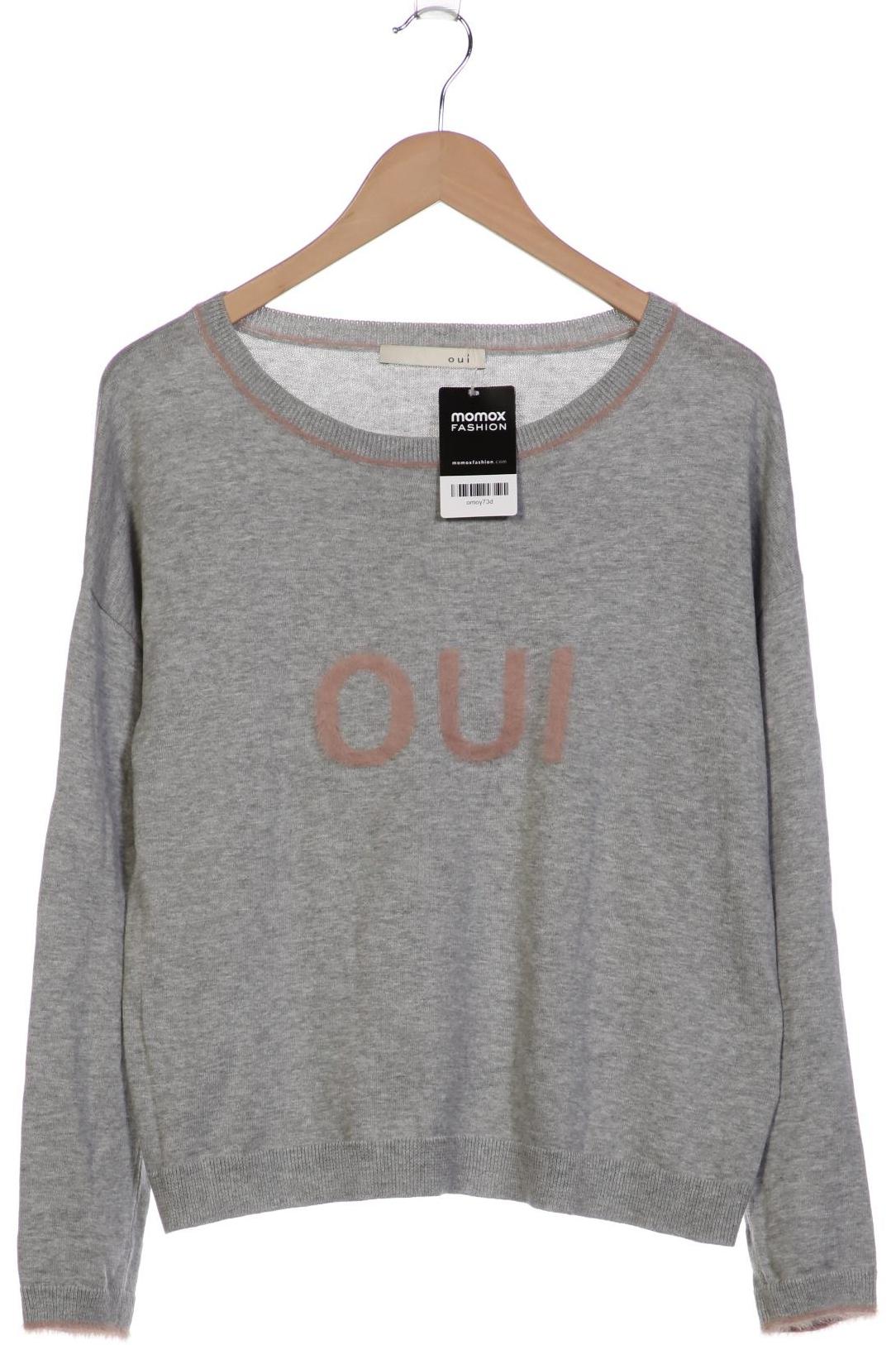 

Oui Damen Pullover, grau, Gr. 38
