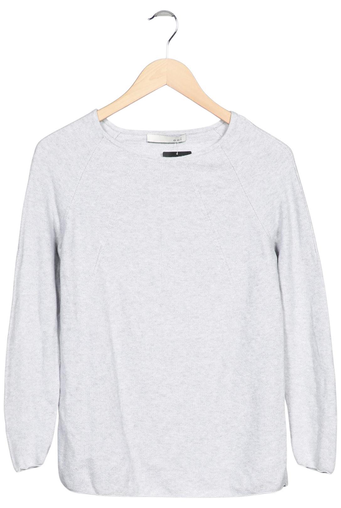 

Oui Damen Pullover, grau, Gr. 44
