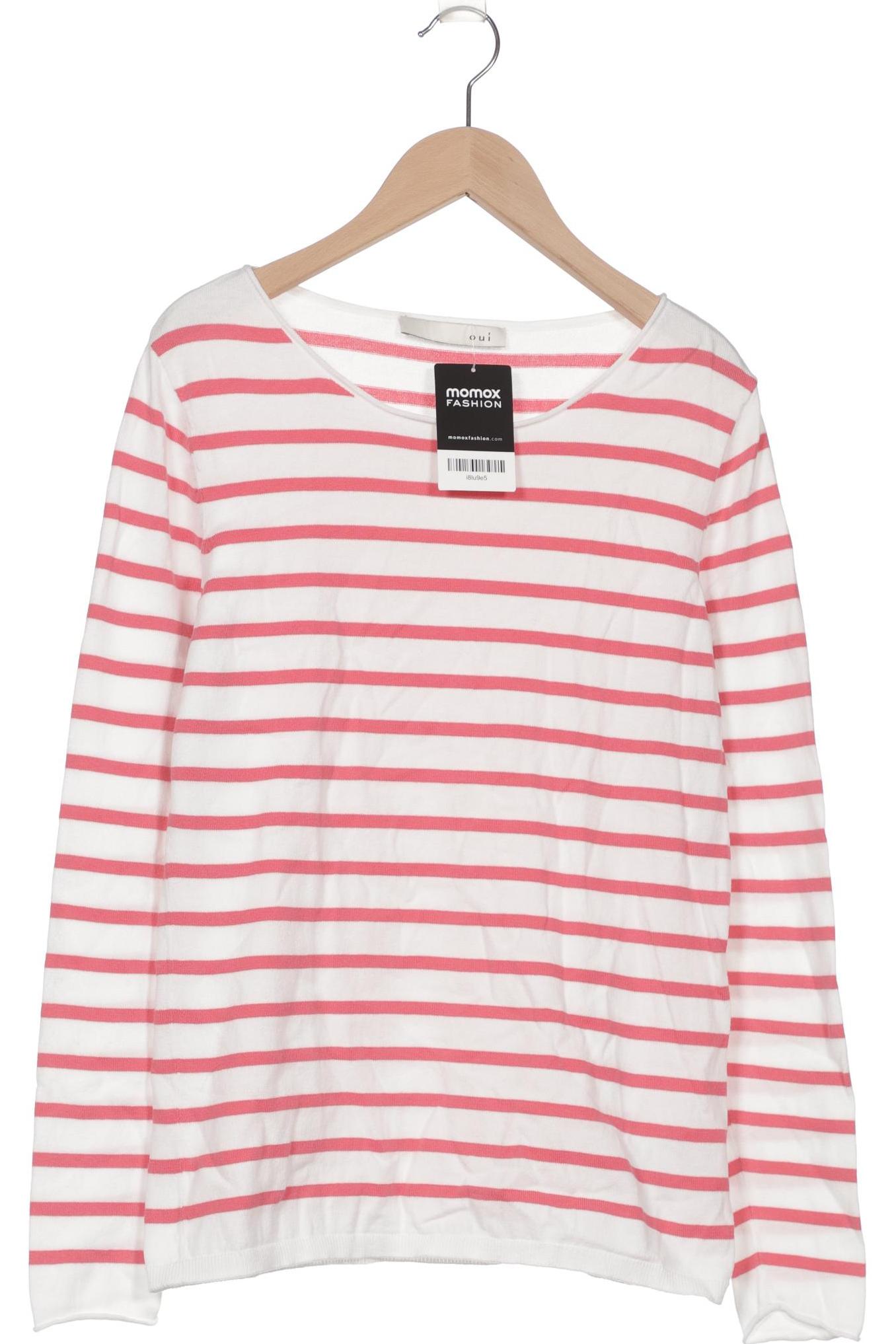 

Oui Damen Pullover, weiß, Gr. 38