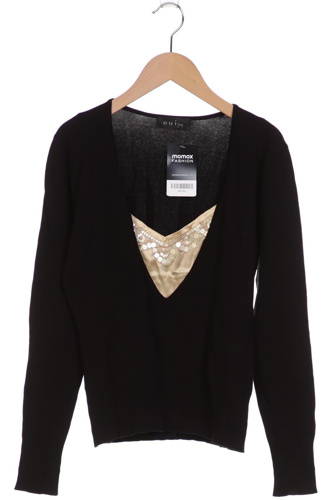 

Oui Damen Pullover, schwarz, Gr. 38