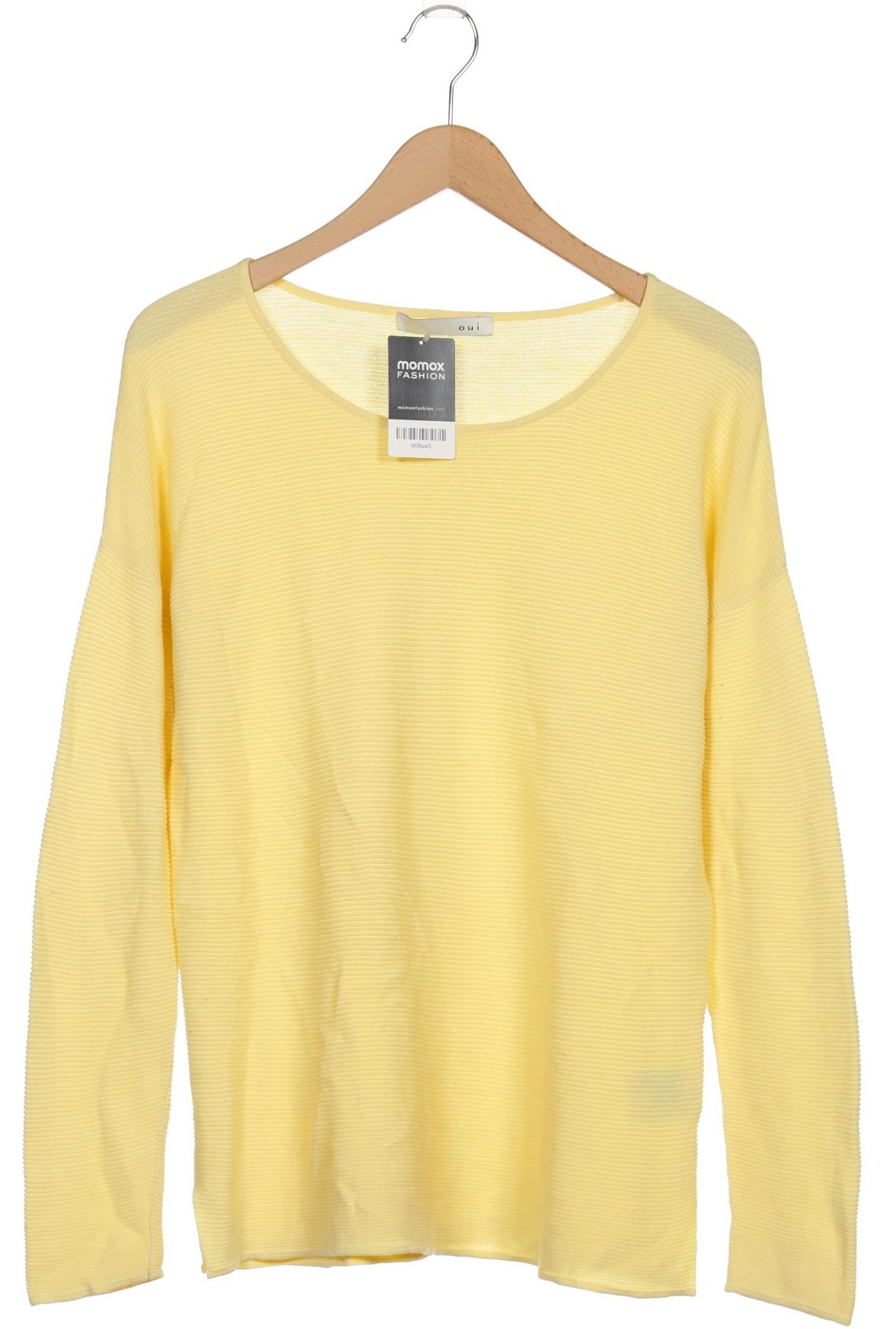 

Oui Damen Pullover, gelb