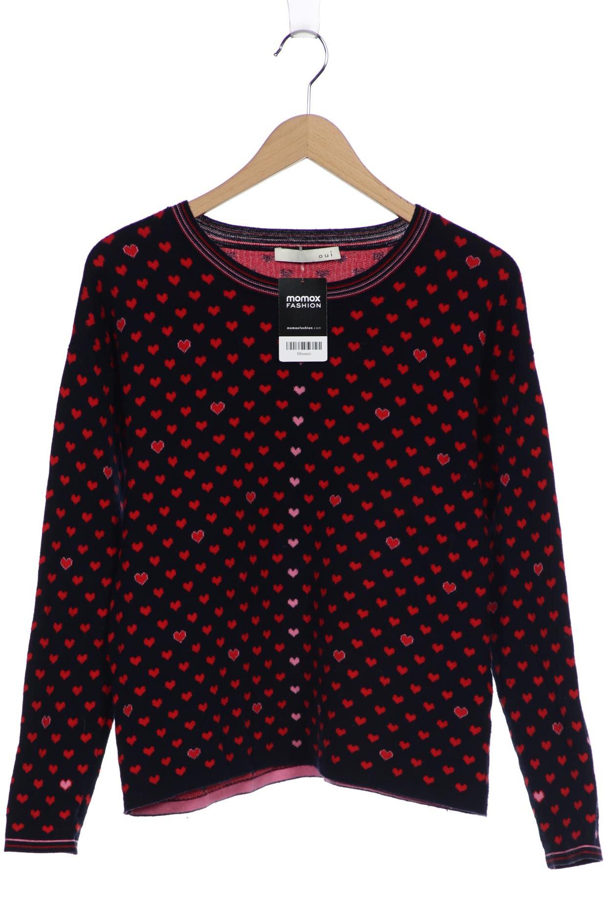 

Oui Damen Pullover, schwarz
