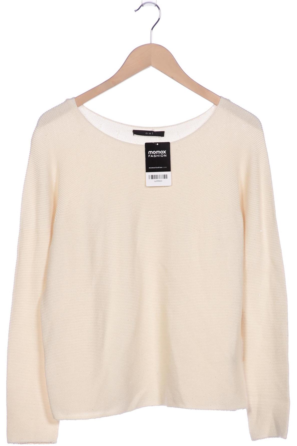 

Oui Damen Pullover, cremeweiß, Gr. 38