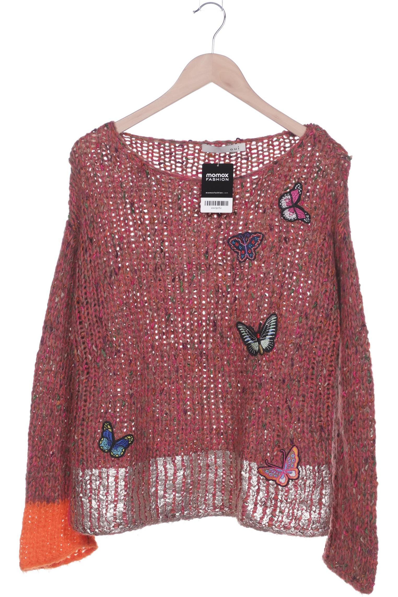 

Oui Damen Pullover, pink, Gr. 38