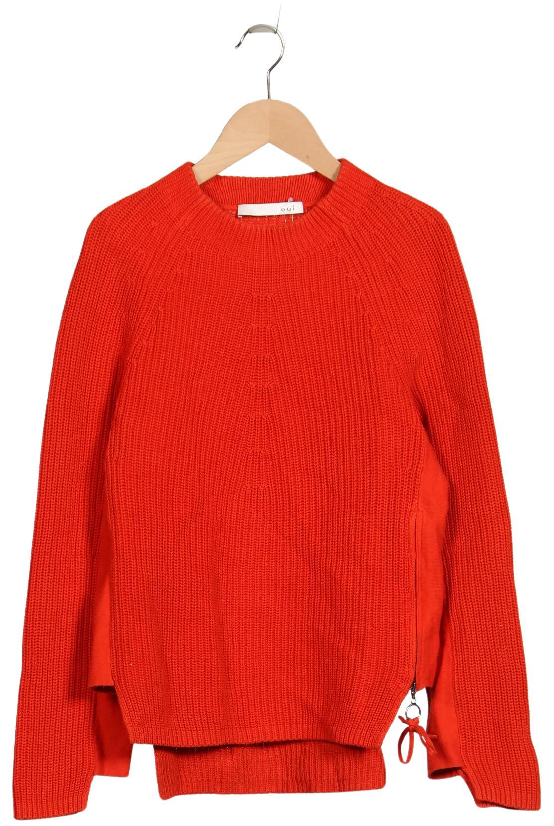 

Oui Damen Pullover, rot, Gr. 34