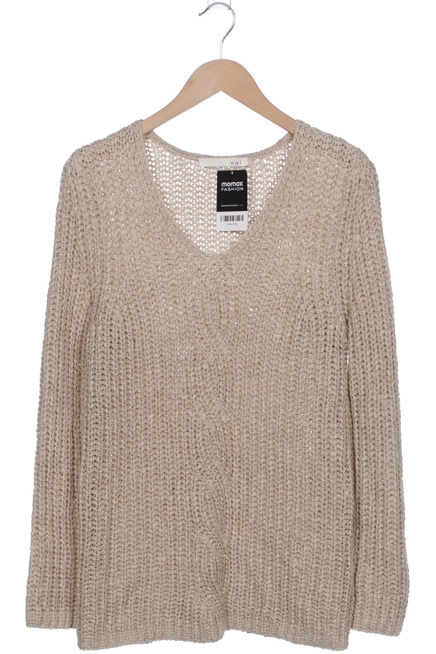 

Oui Damen Pullover, beige, Gr. 42