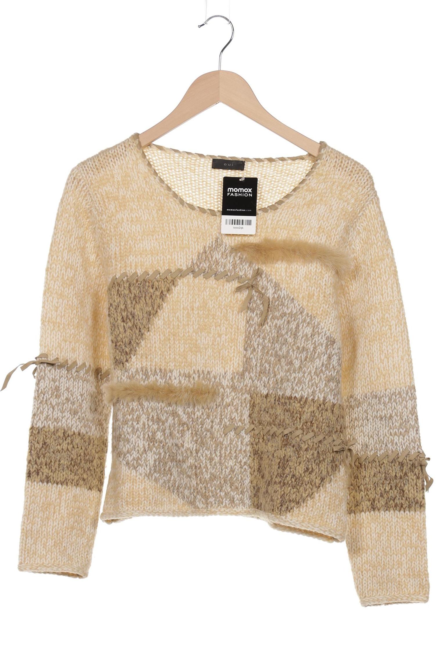 

Oui Damen Pullover, beige, Gr. 36