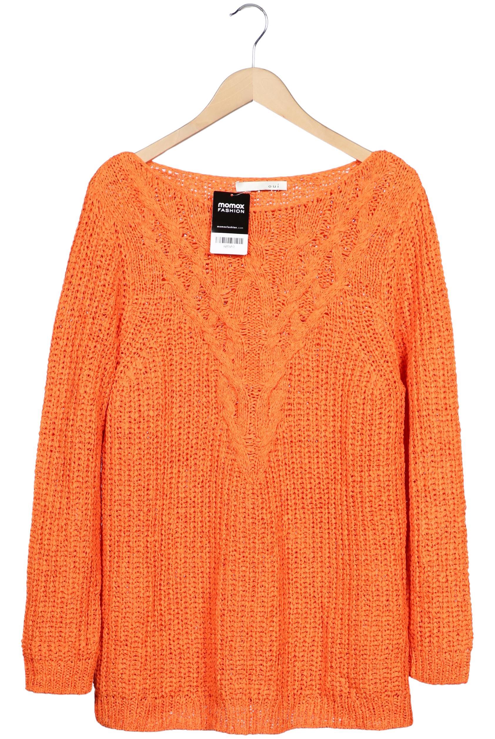 

Oui Damen Pullover, orange, Gr. 44