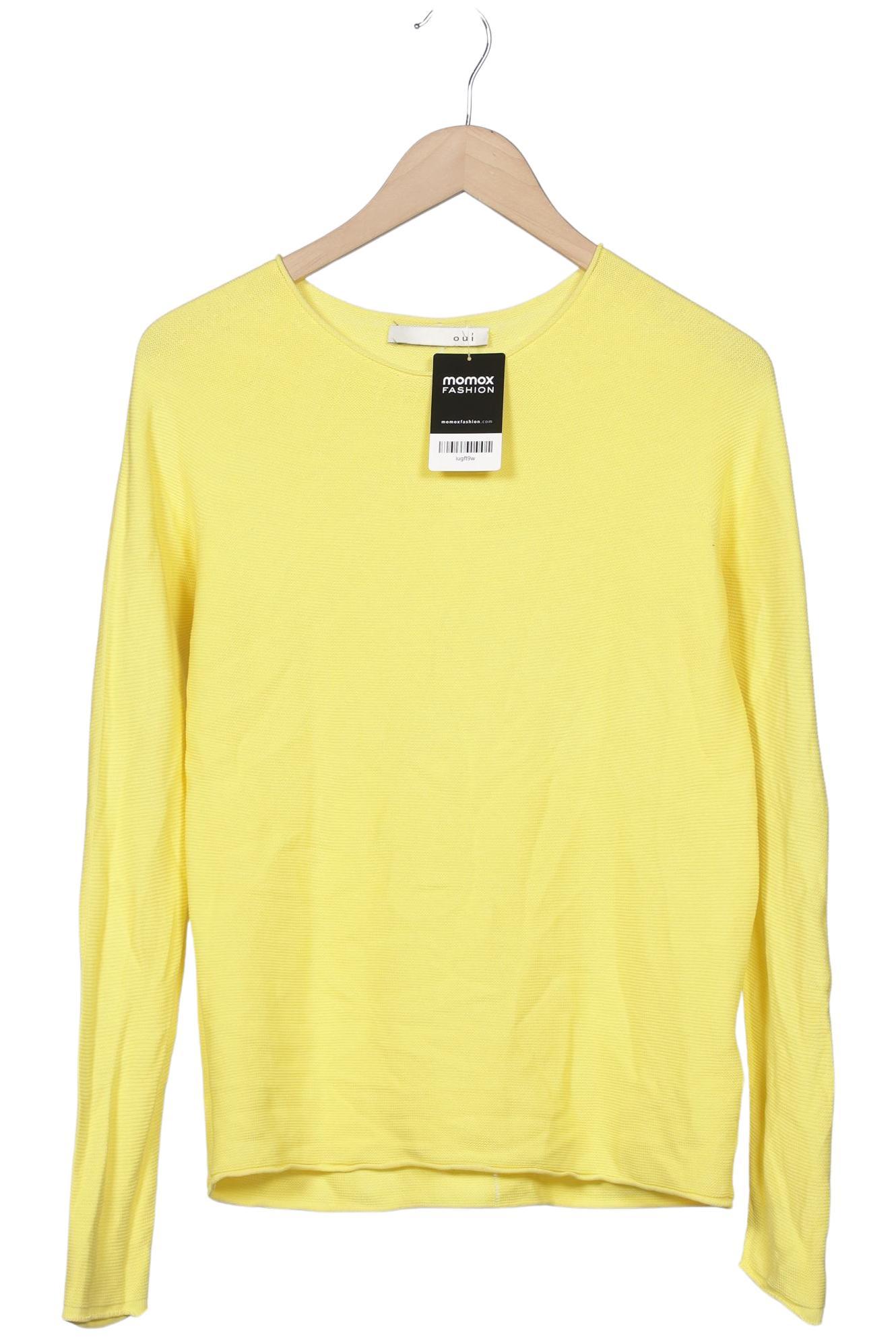 

Oui Damen Pullover, gelb, Gr. 34