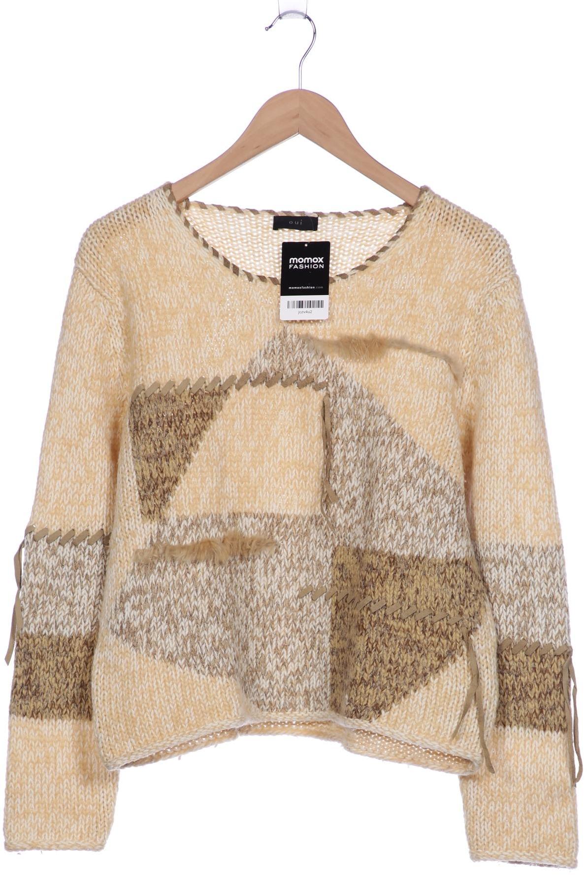 

Oui Damen Pullover, beige, Gr. 38