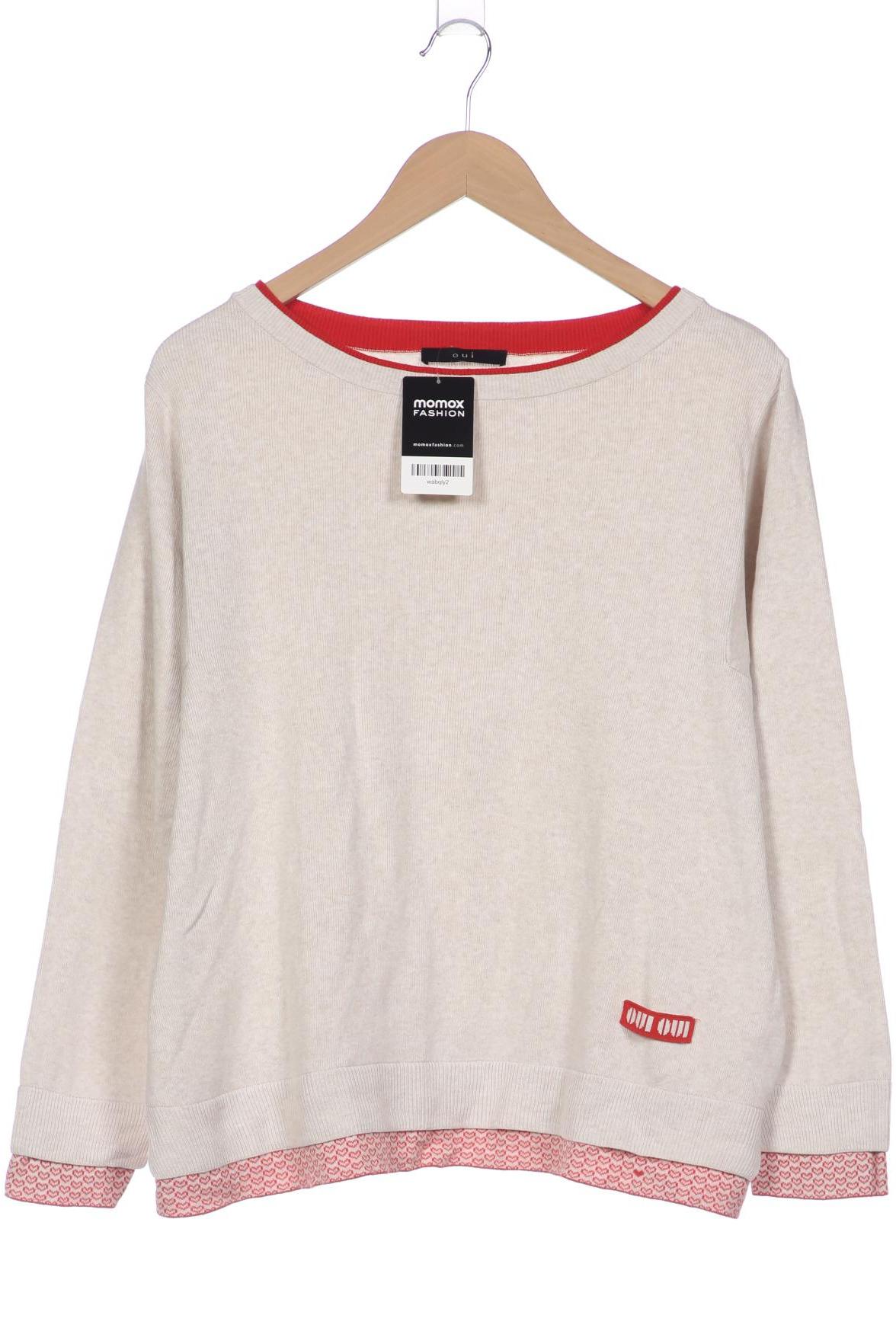 

Oui Damen Pullover, beige, Gr. 42